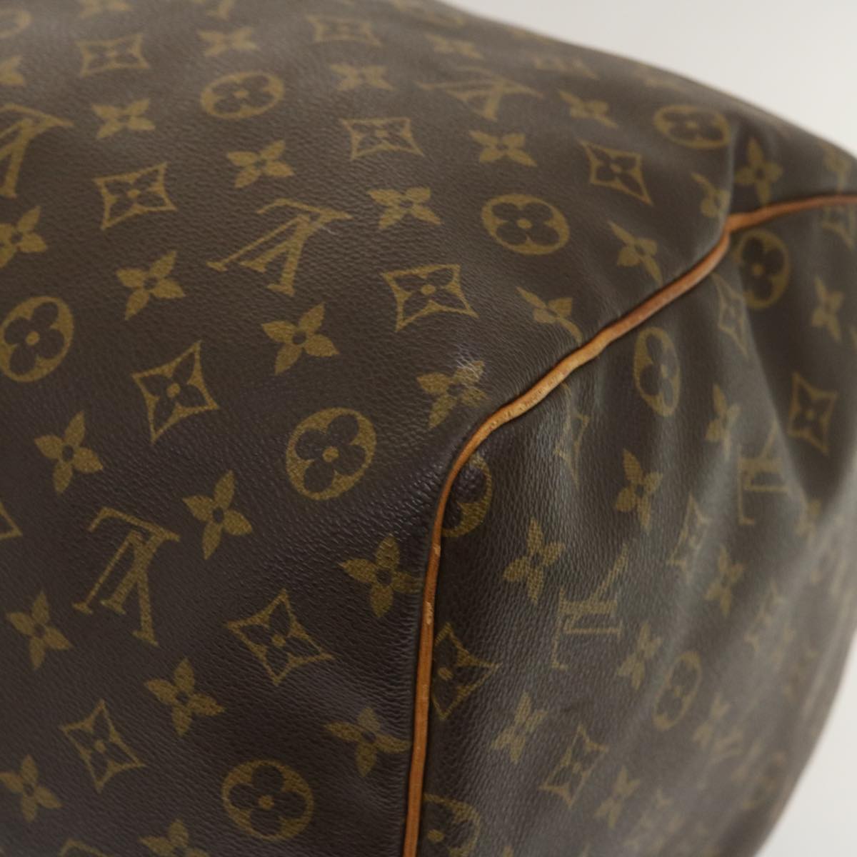 Louis Vuitton Brown Canvas Keepall 60 travel bag