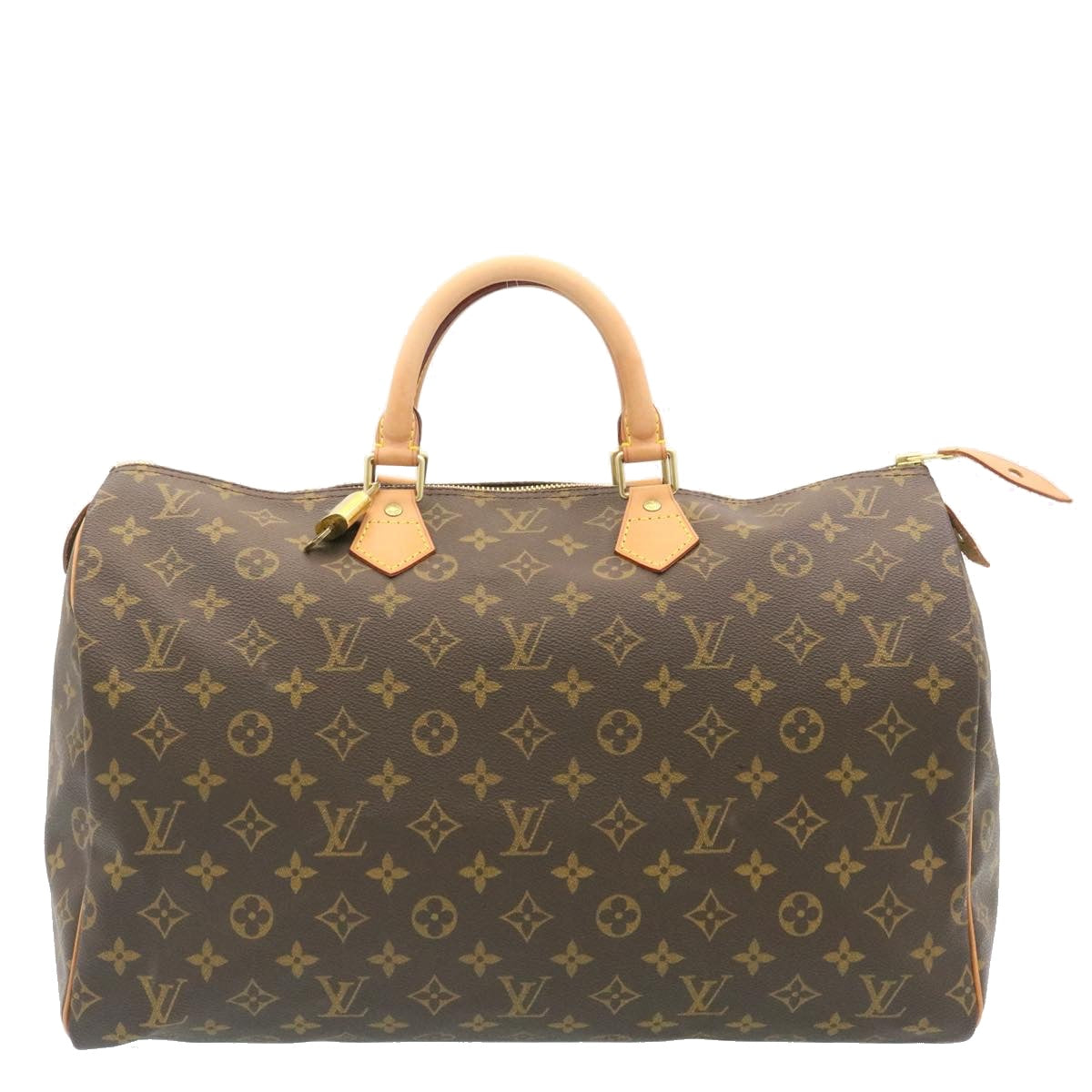 Louis Vuitton Brown Canvas Speedy 40 handbag bag