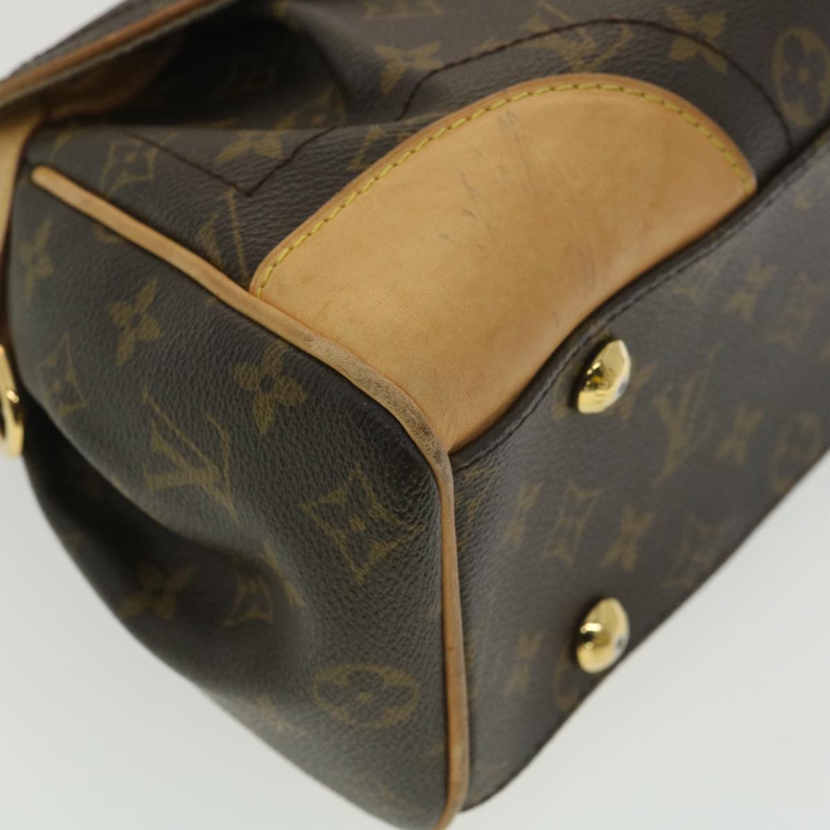 Louis Vuitton Brown Canvas Beverly shoulder bag