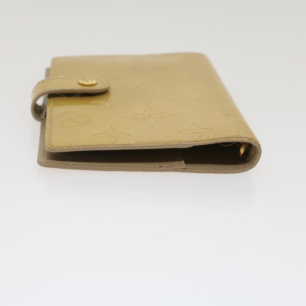 Louis Vuitton Beige Patent leather Agenda wallet accessories