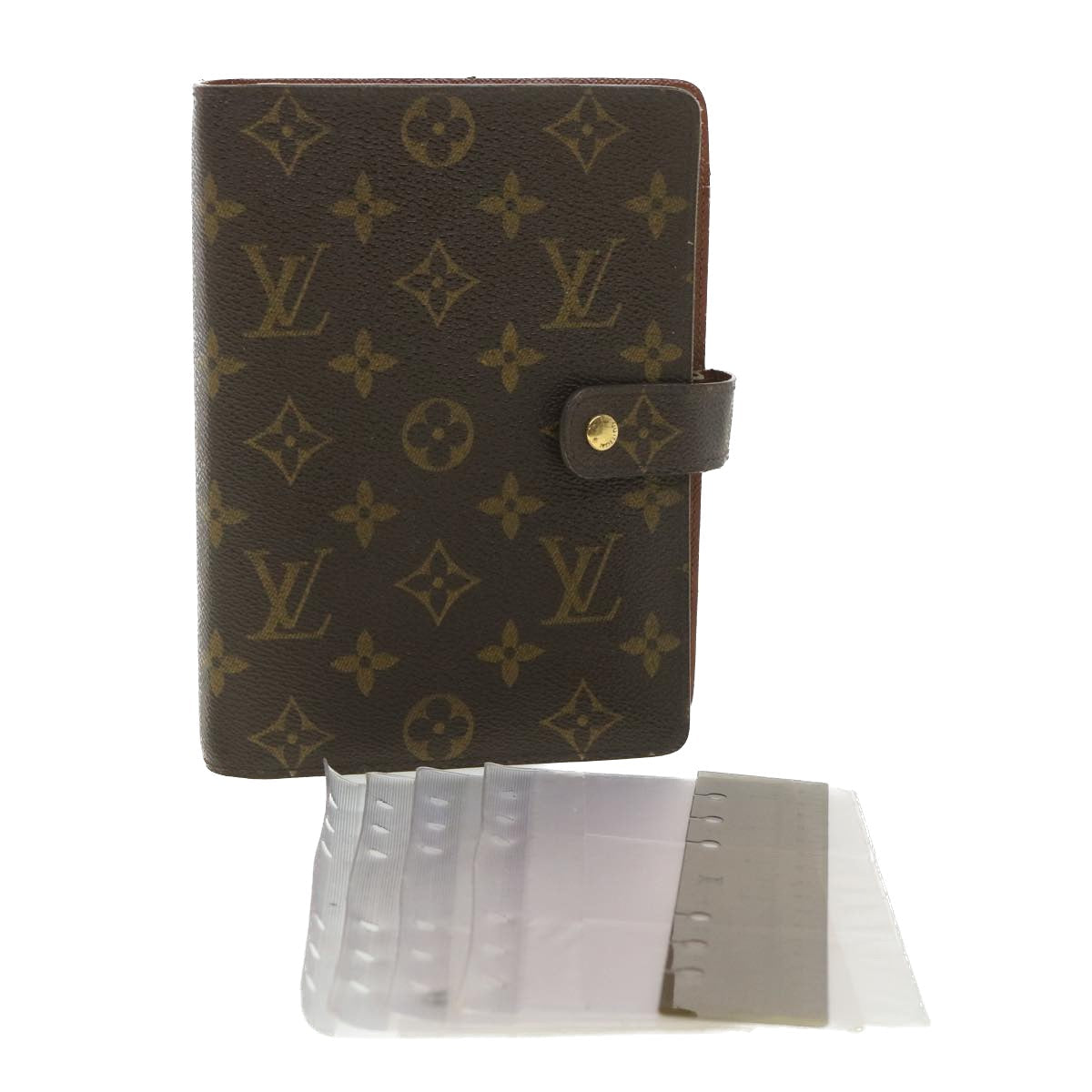 Louis Vuitton Brown Canvas Agenda cover wallet accessories