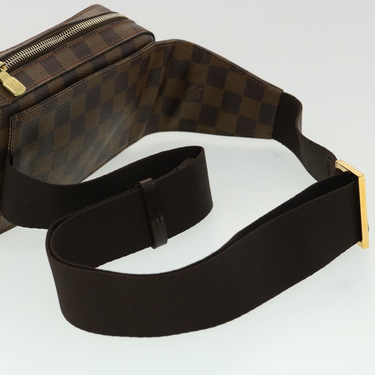 Louis Vuitton Brown Canvas Geronimos shoulder bag