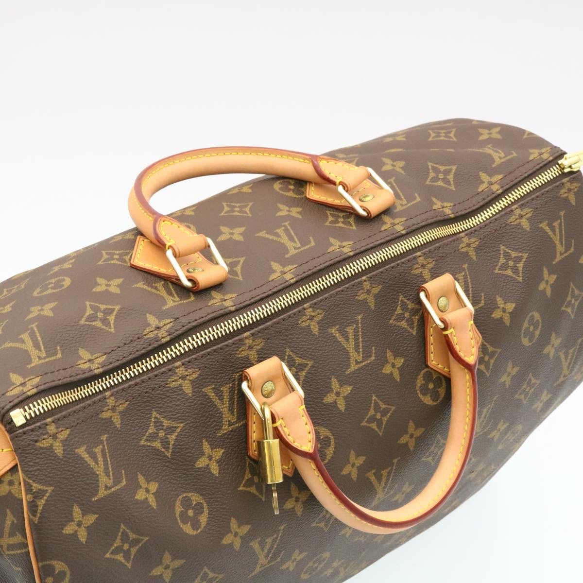 Louis Vuitton Brown Canvas Speedy 40 handbag bag