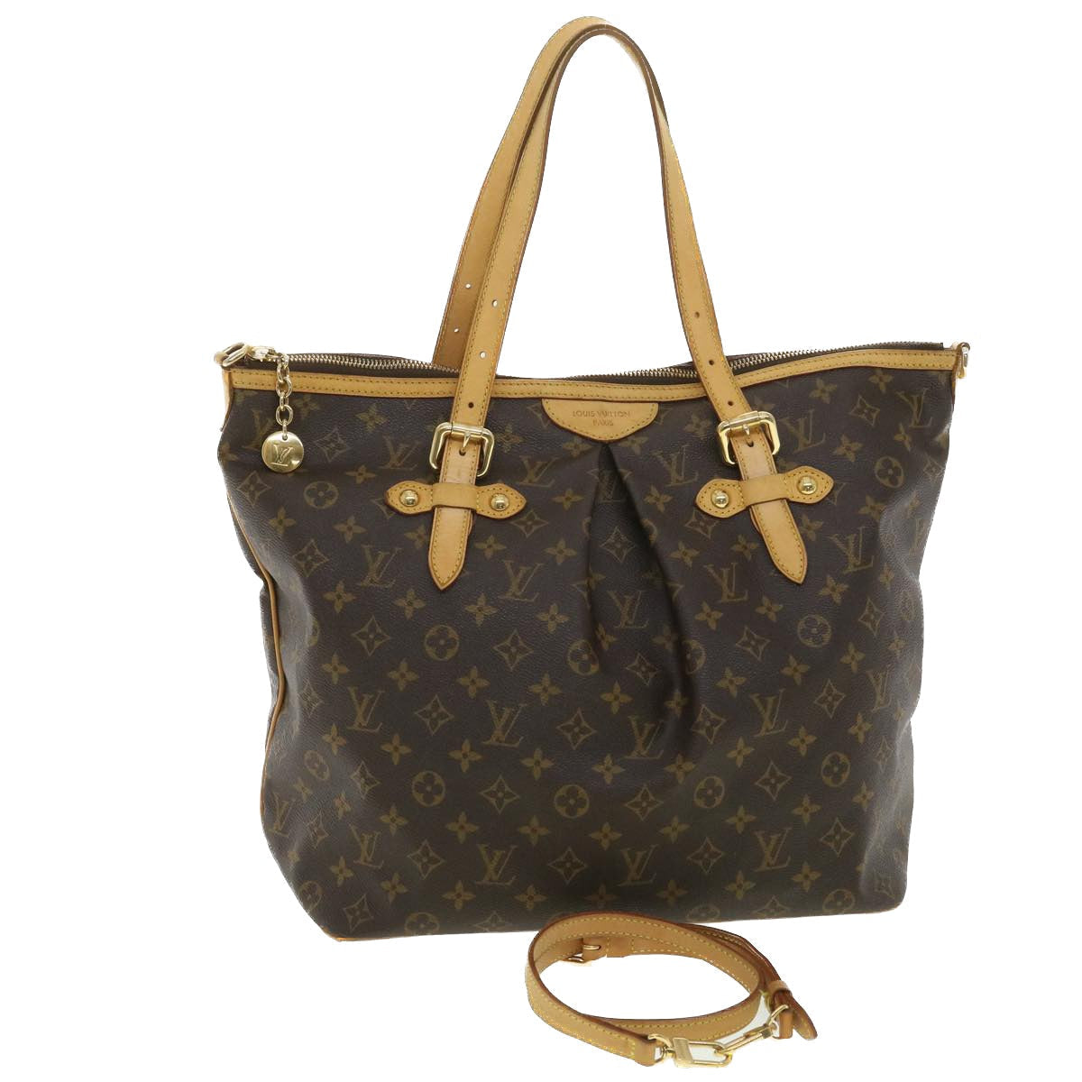 Louis Vuitton Brown Canvas Palermo shoulder bag
