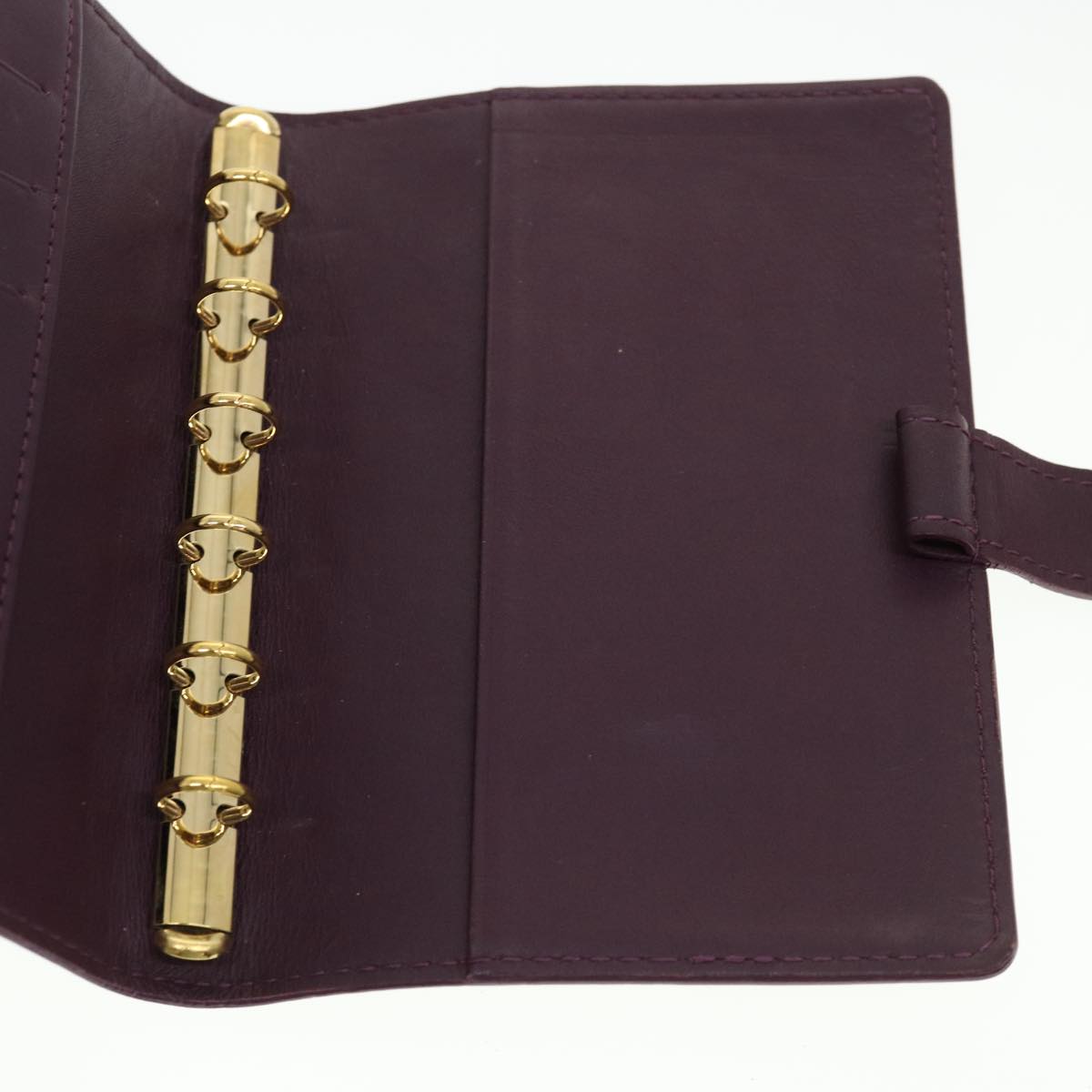 Louis Vuitton Bordeaux Patent leather Agenda cover wallet accessories