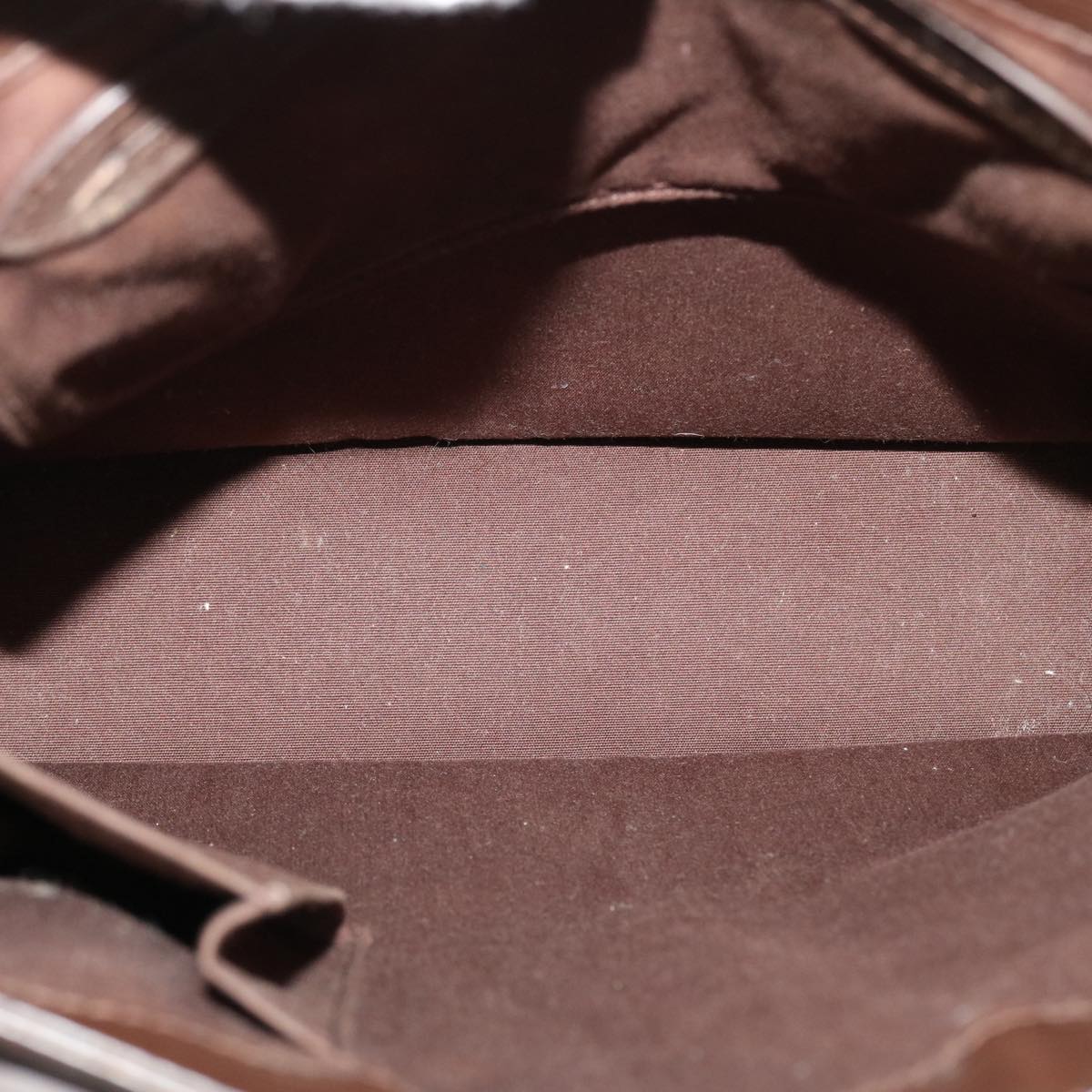 Louis Vuitton Brown Leather Sac plat handbag bag