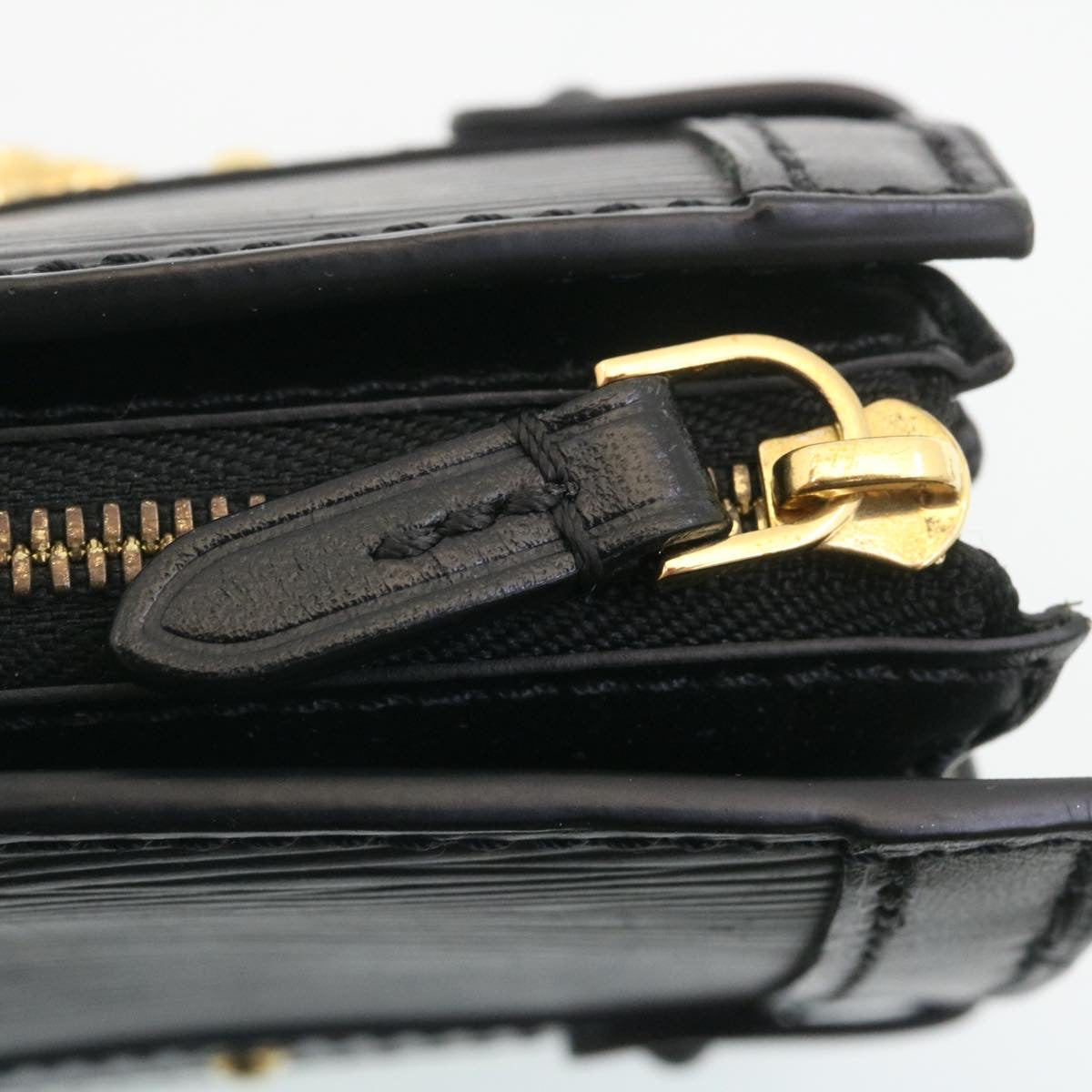 Louis Vuitton Black Leather Trunk shoulder bag