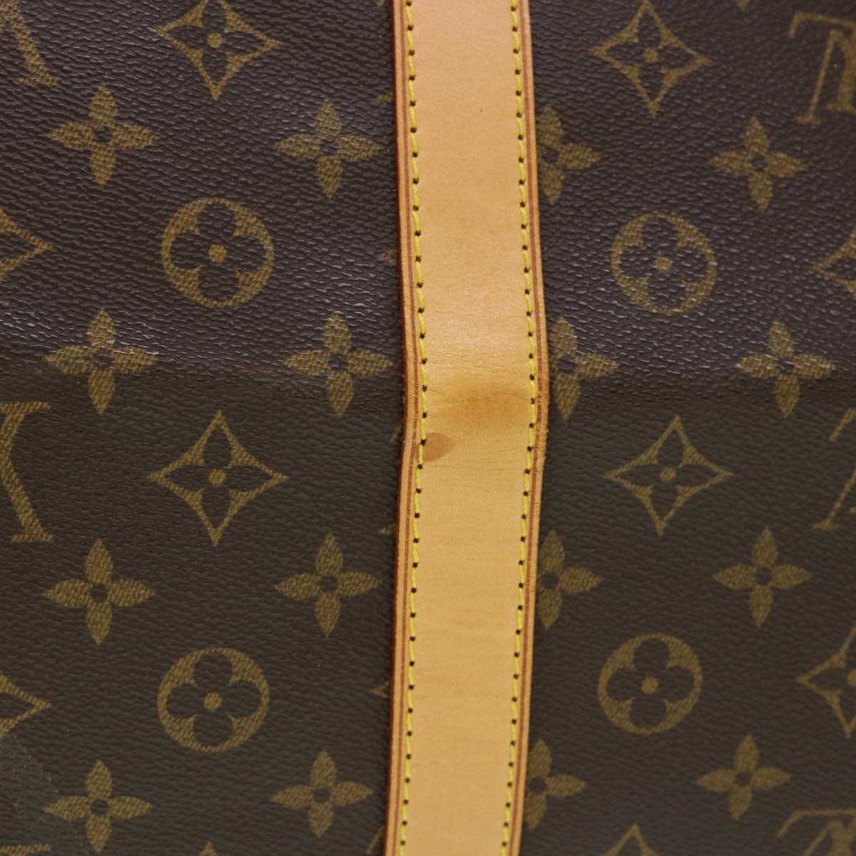 Louis Vuitton Brown Canvas Keepall 60 travel bag