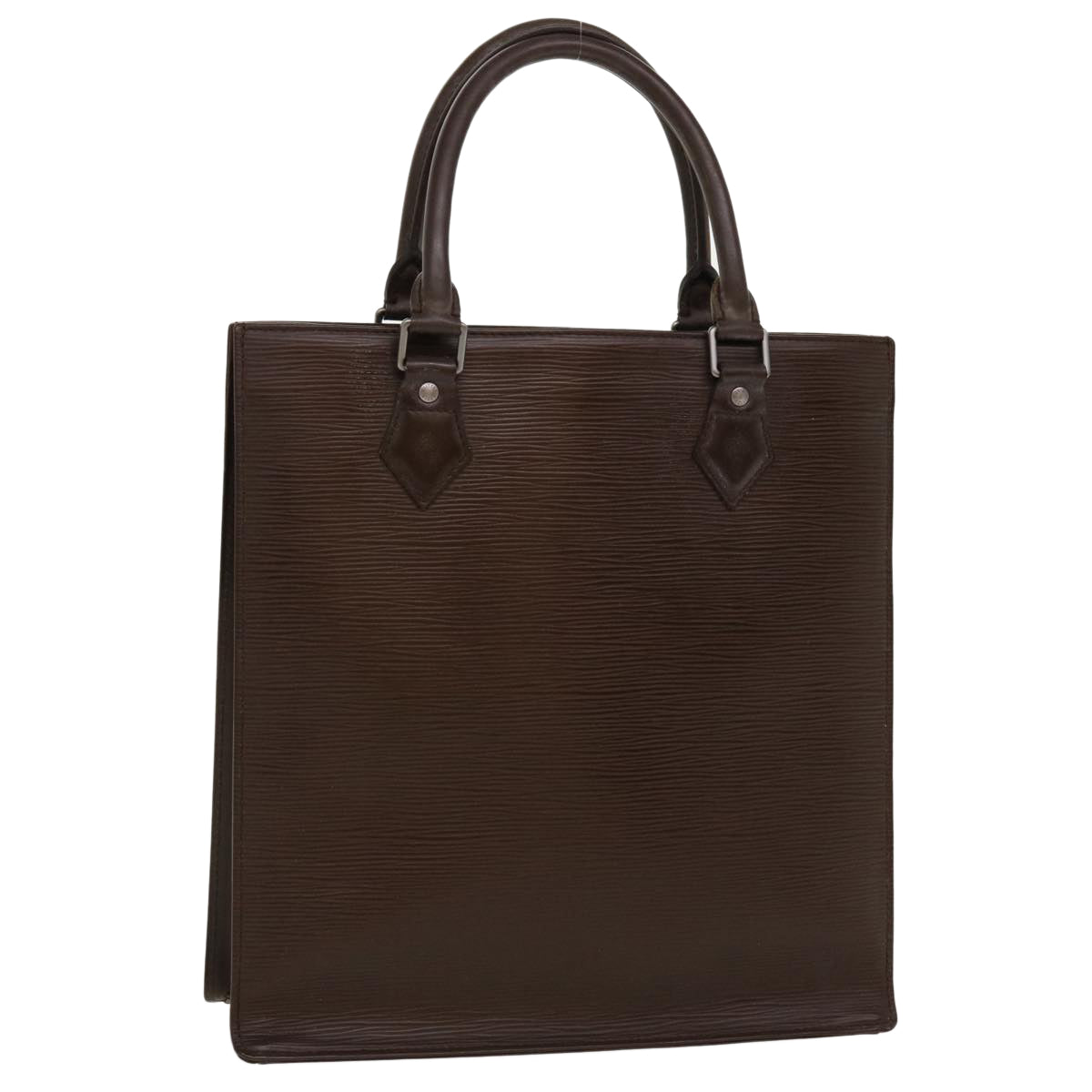 Louis Vuitton Brown Leather Sac plat handbag bag
