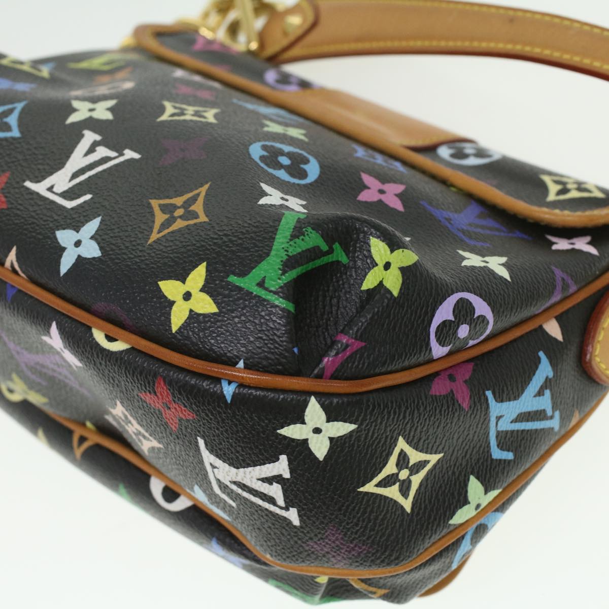 Louis Vuitton Black Canvas Patti shoulder bag