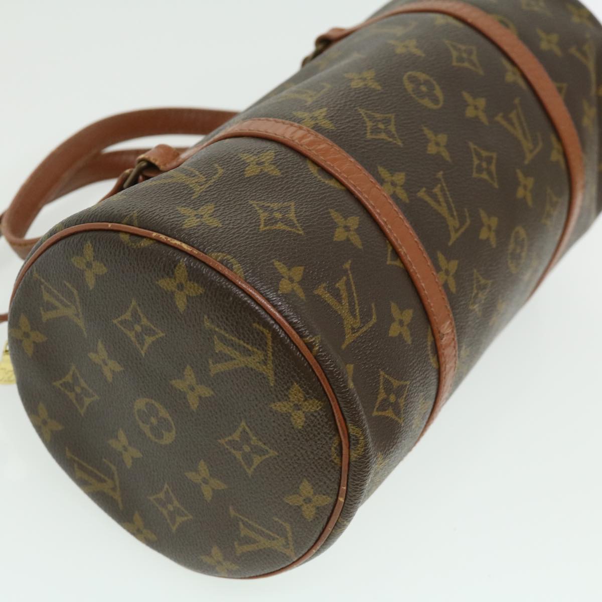 Louis Vuitton Brown Canvas Papillon 30 handbag bag