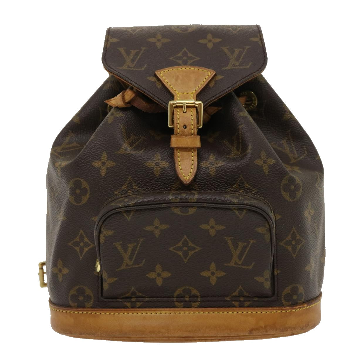 Louis Vuitton Gray Canvas Montsouris backpack bag