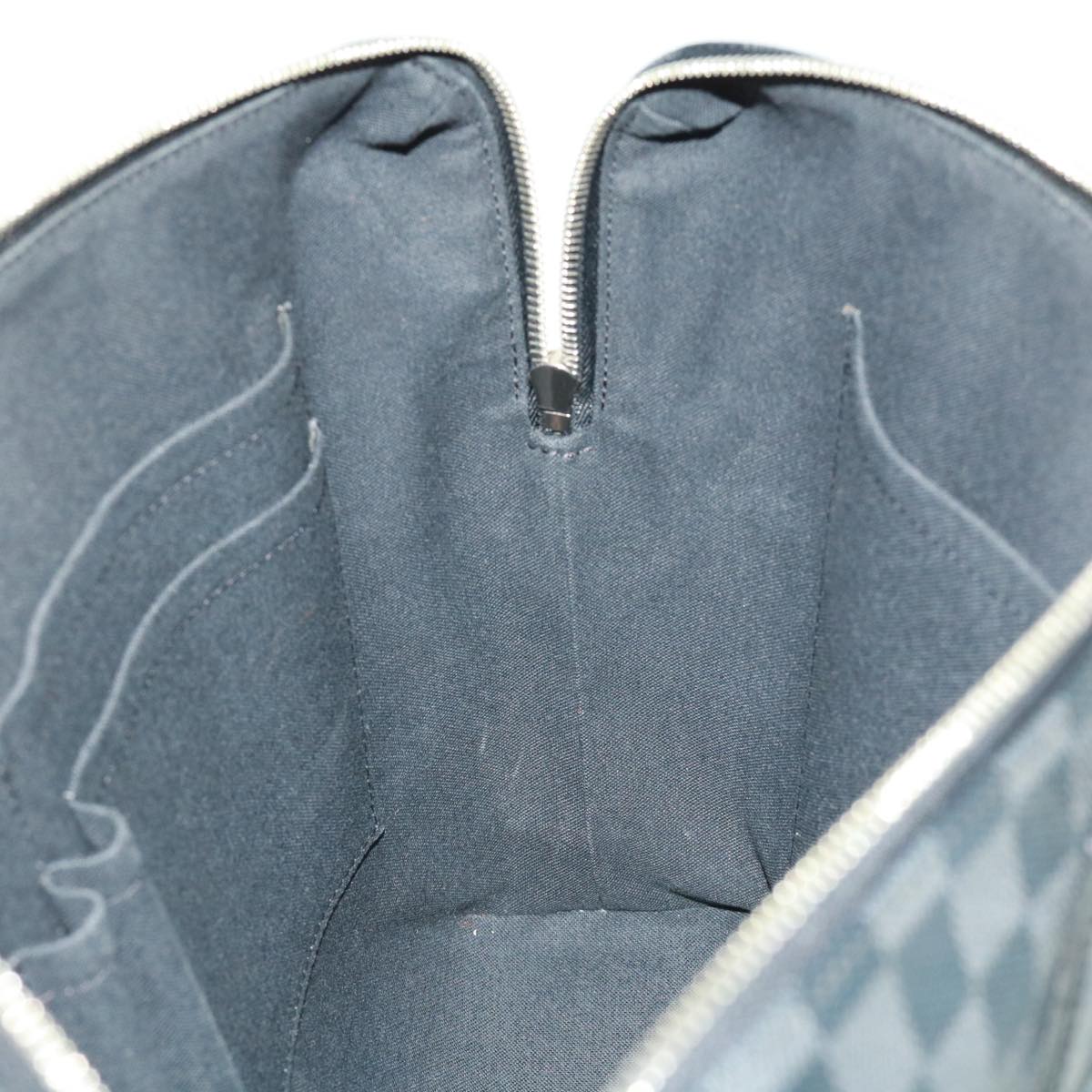 Louis Vuitton Black Canvas Porte documents Jour briefcase bag