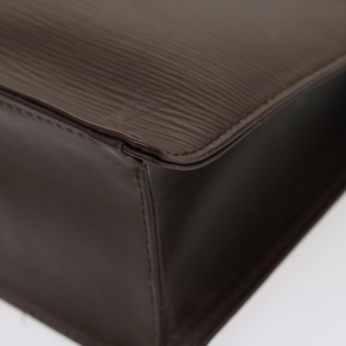 Louis Vuitton Brown Leather Sac plat handbag bag