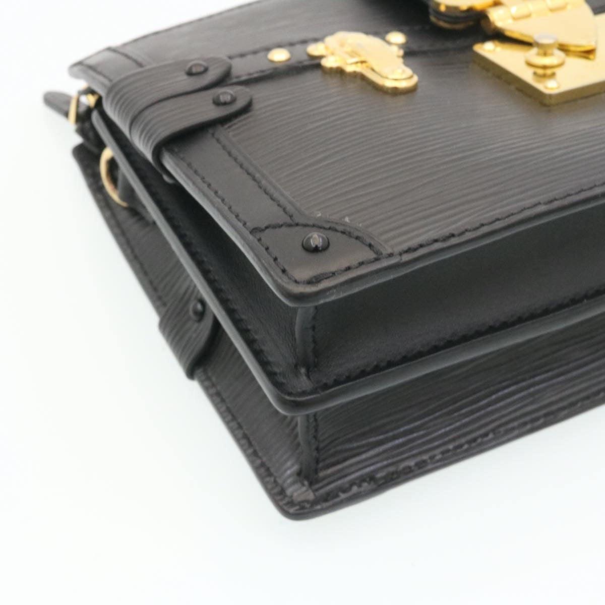 Louis Vuitton Black Leather Trunk shoulder bag