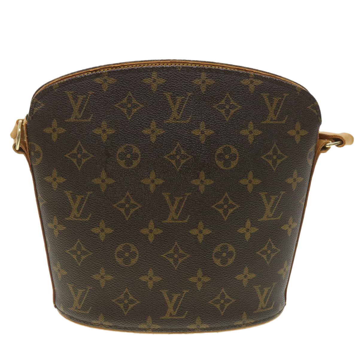 Louis Vuitton Brown Canvas Drouot shoulder bag