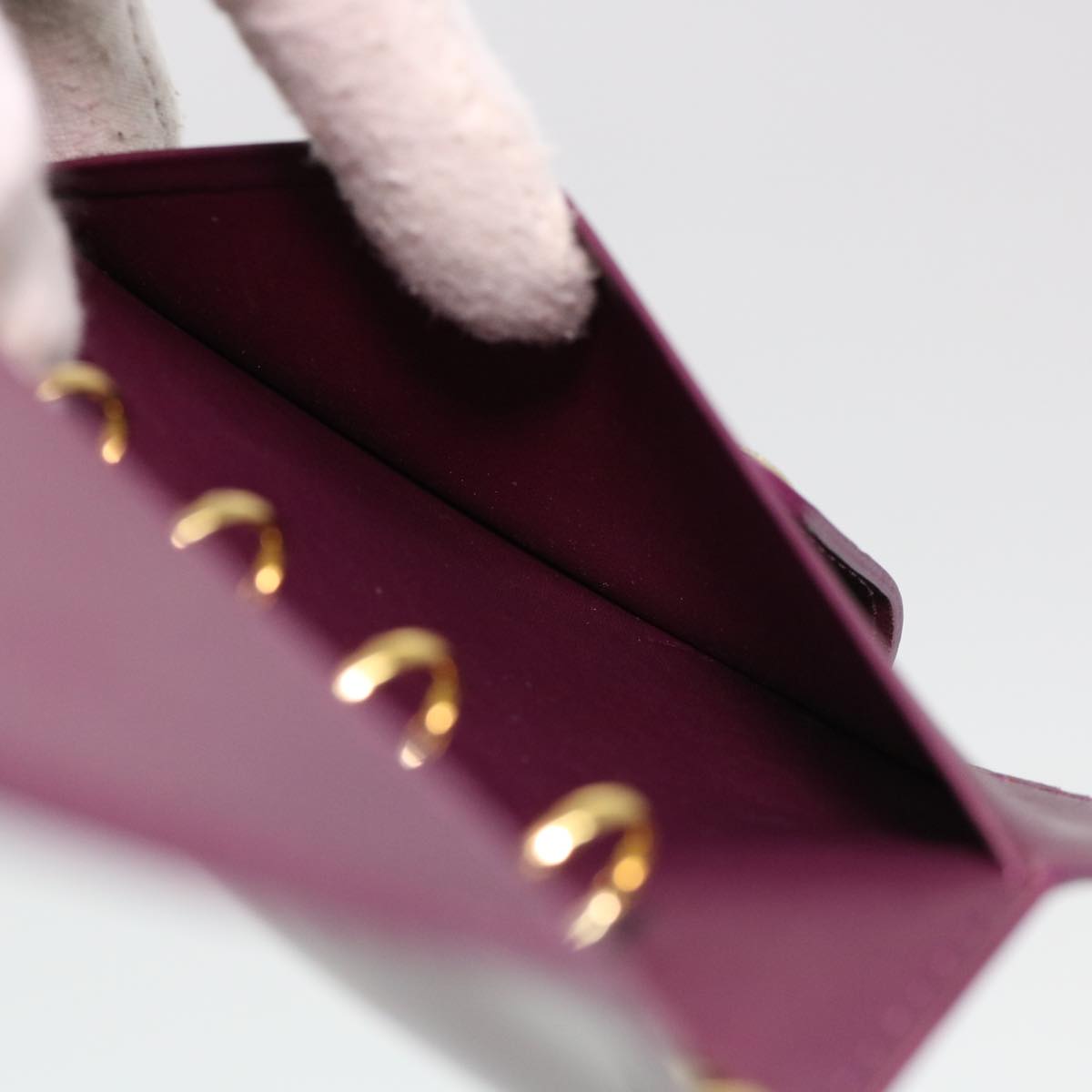 Louis Vuitton Bordeaux Patent leather Agenda cover wallet accessories