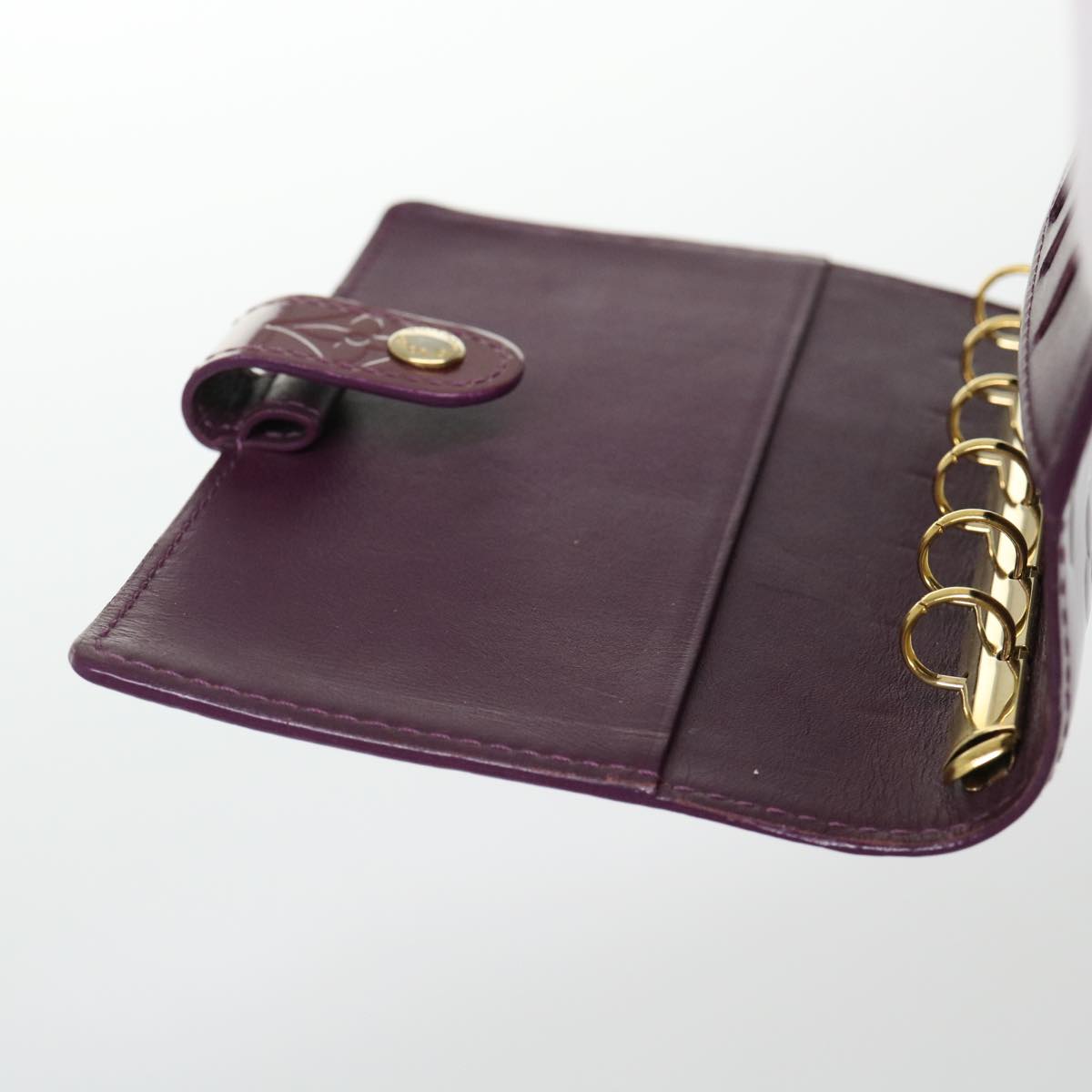 Louis Vuitton Bordeaux Patent leather Agenda cover wallet accessories