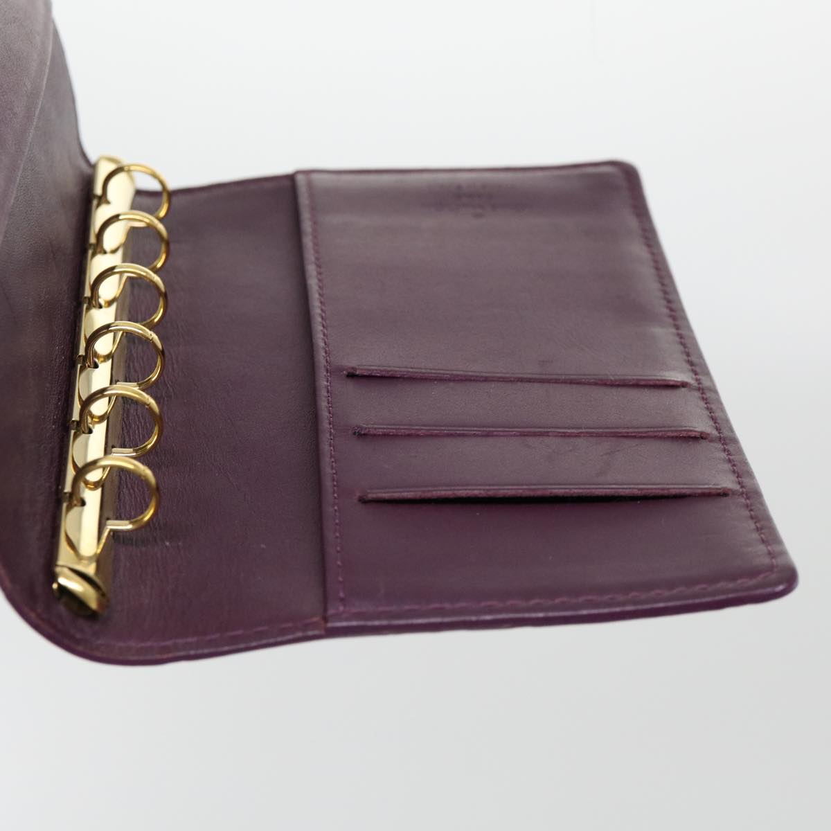 Louis Vuitton Bordeaux Patent leather Agenda cover wallet accessories