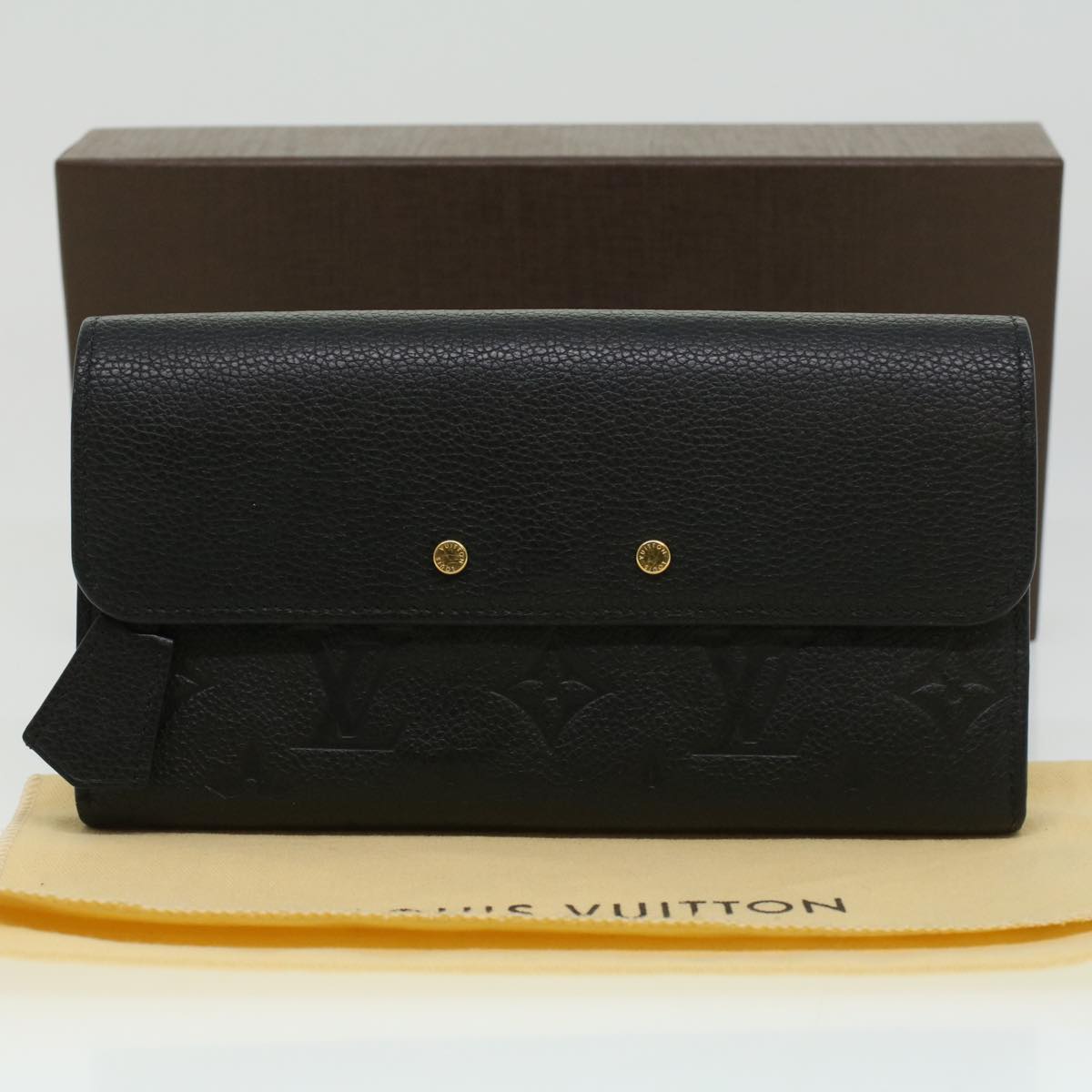 Louis Vuitton Black Canvas  wallet accessories