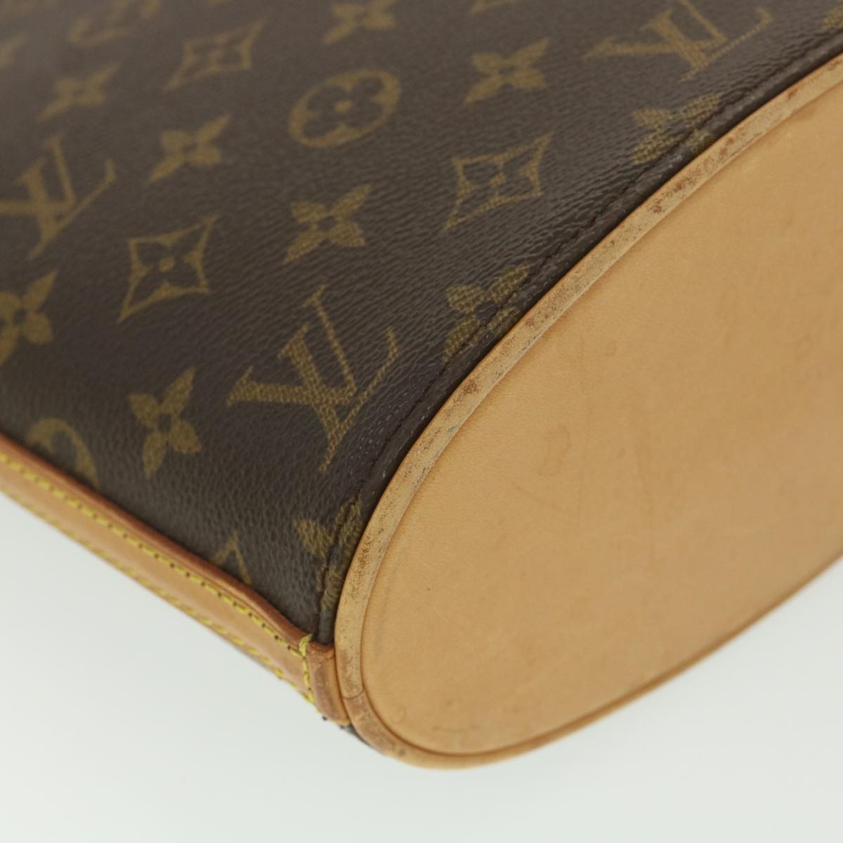 Louis Vuitton Brown Canvas Drouot shoulder bag