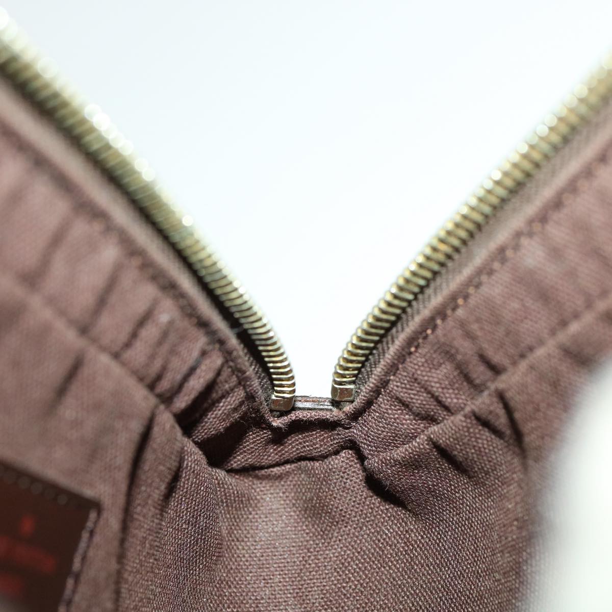 Louis Vuitton Brown Canvas Geronimos shoulder bag