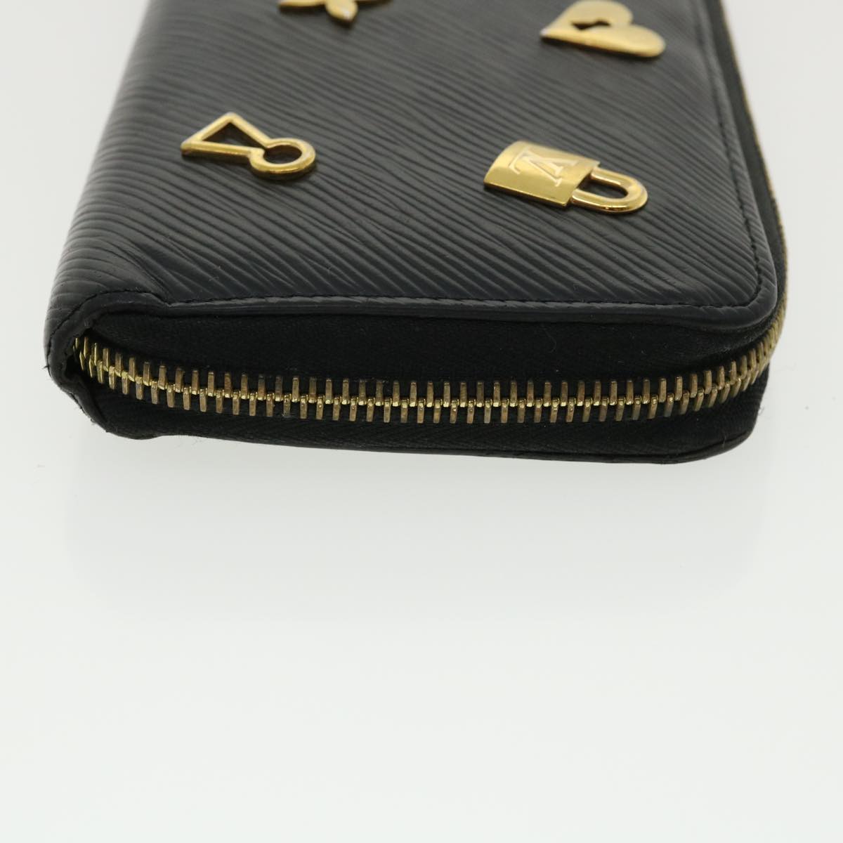 Louis Vuitton Black Leather Portefeuille zippy wallet accessories