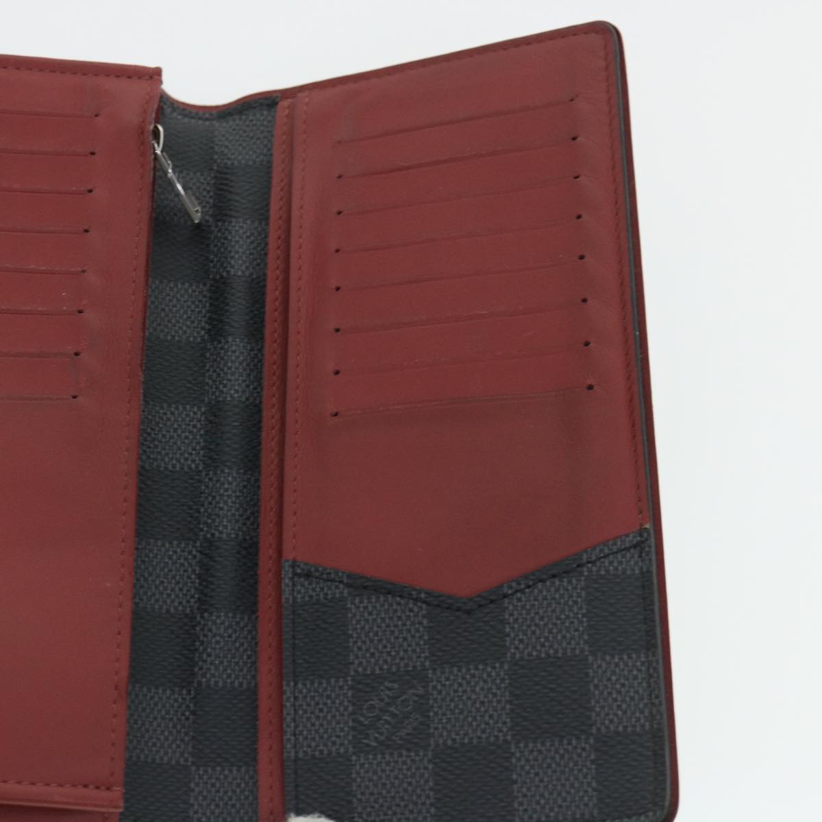 Louis Vuitton Black Canvas Brazza wallet accessories