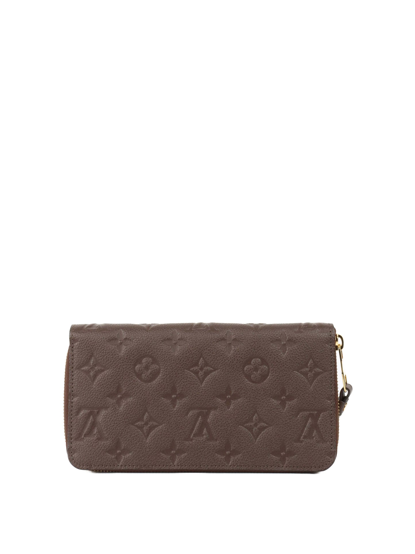 Louis Vuitton Dark Brown Zip Wallet.