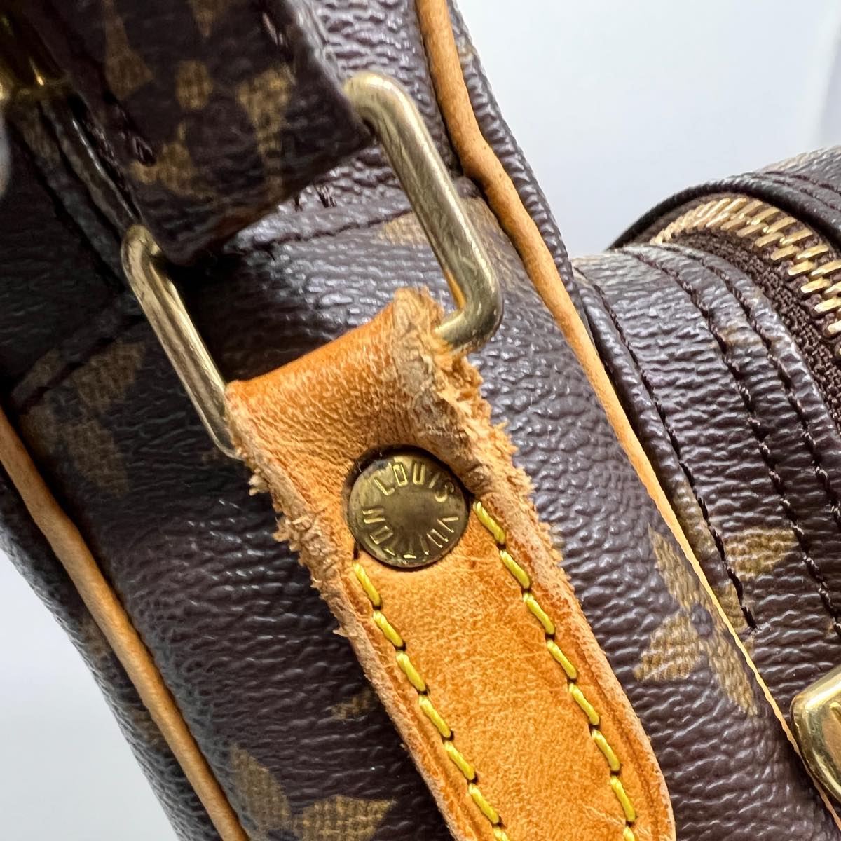 Louis Vuitton Brown Canvas Amazone shoulder bag