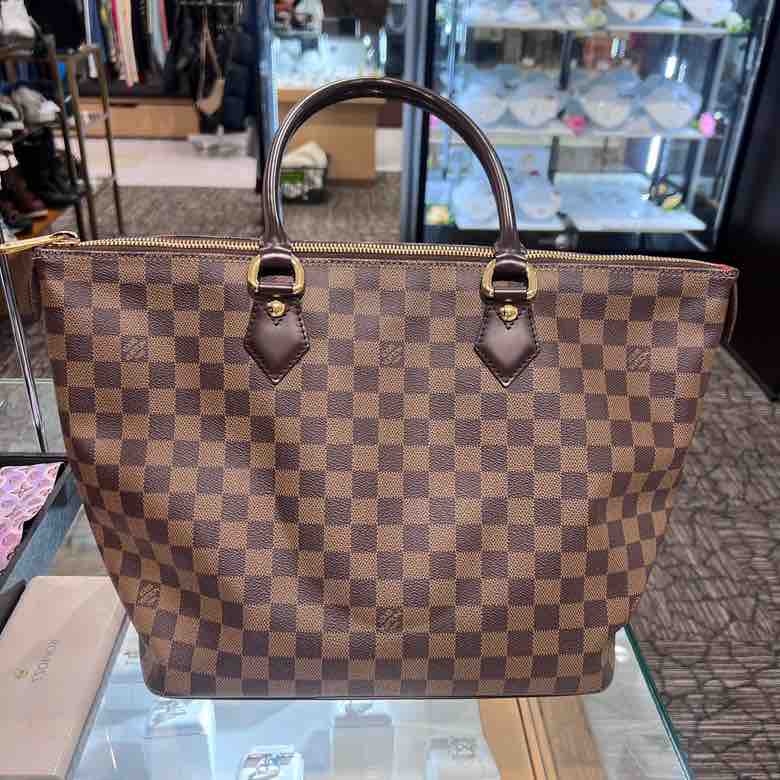 Louis Vuitton Damier Canvas Saleya MM Tote Bag