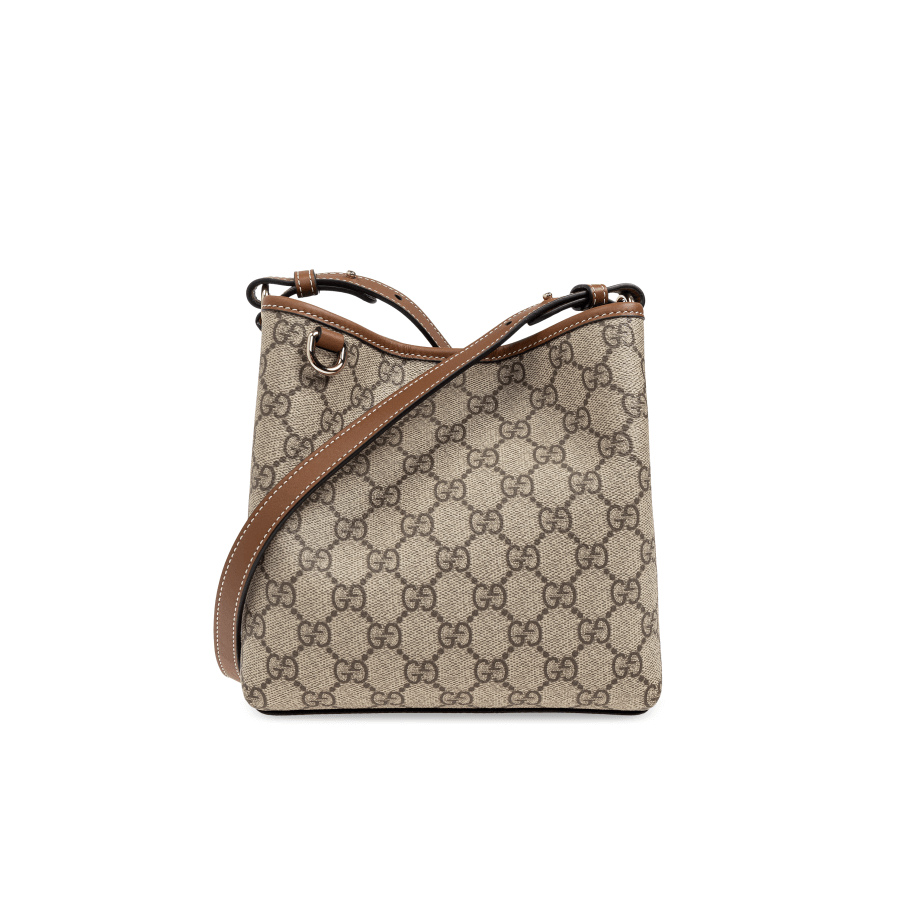 GUCCI GG EMBLEM MINI BUCKET BAG mini