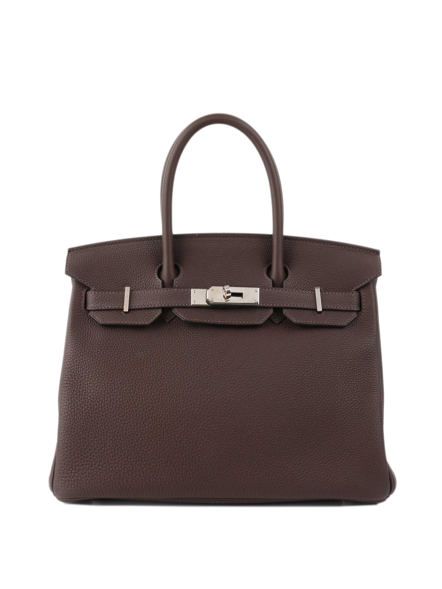 Hermes Ebene/Gold Birkin 30 PHW.