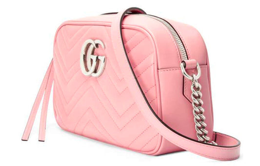 (WMNS) GUCCI Marmont Series Bag Small-Size Pink 447632-DTD1Y-5815