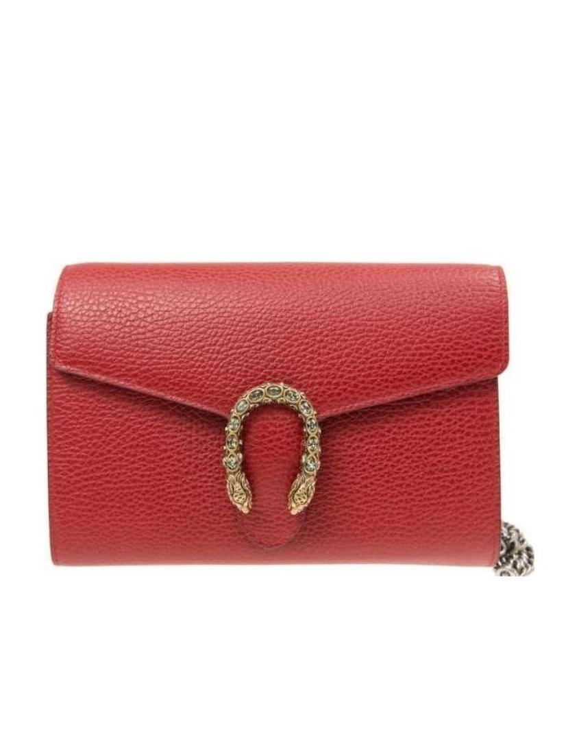 Gucci Dionysus Collection Chain Leather Mini Bag