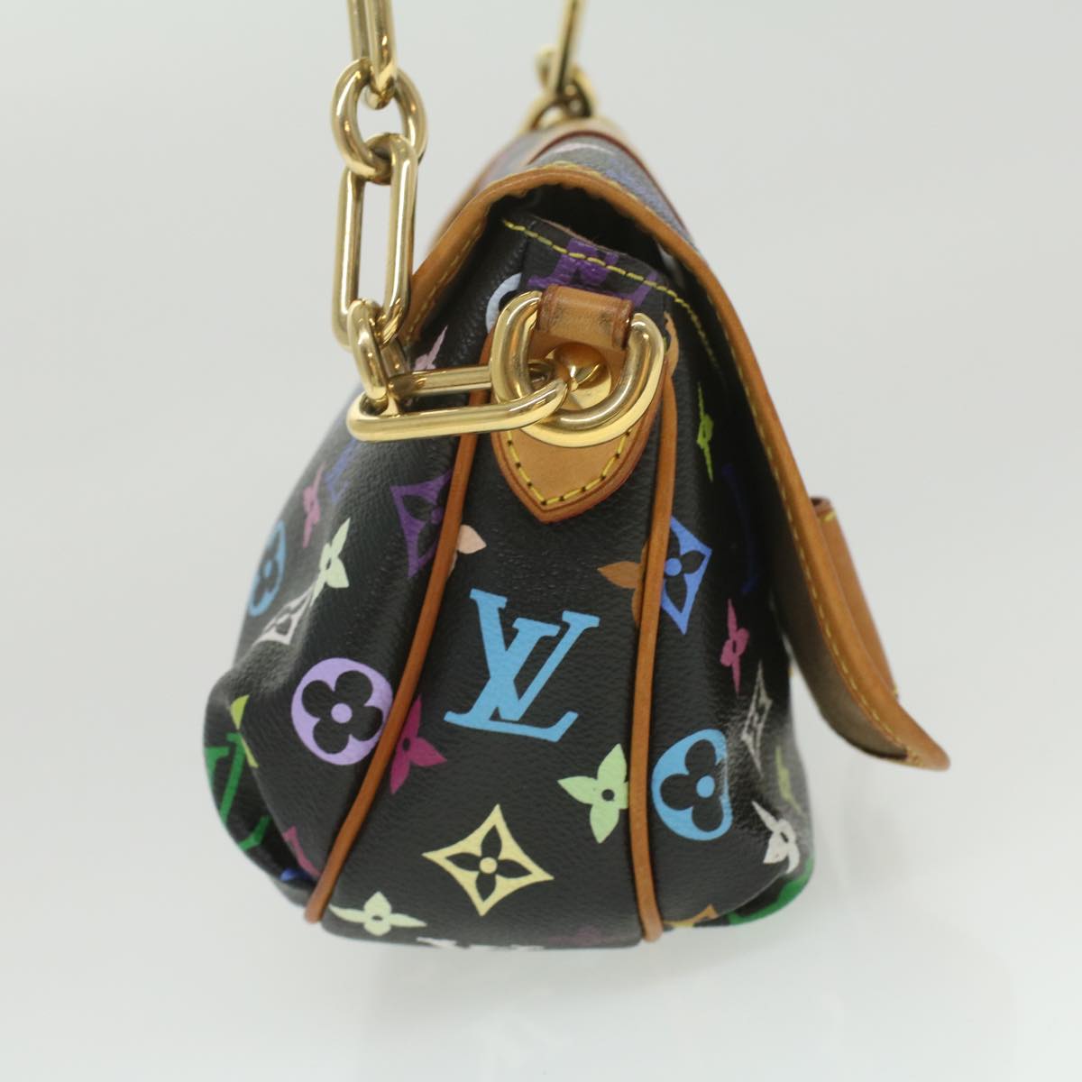 Louis Vuitton Black Canvas Patti shoulder bag