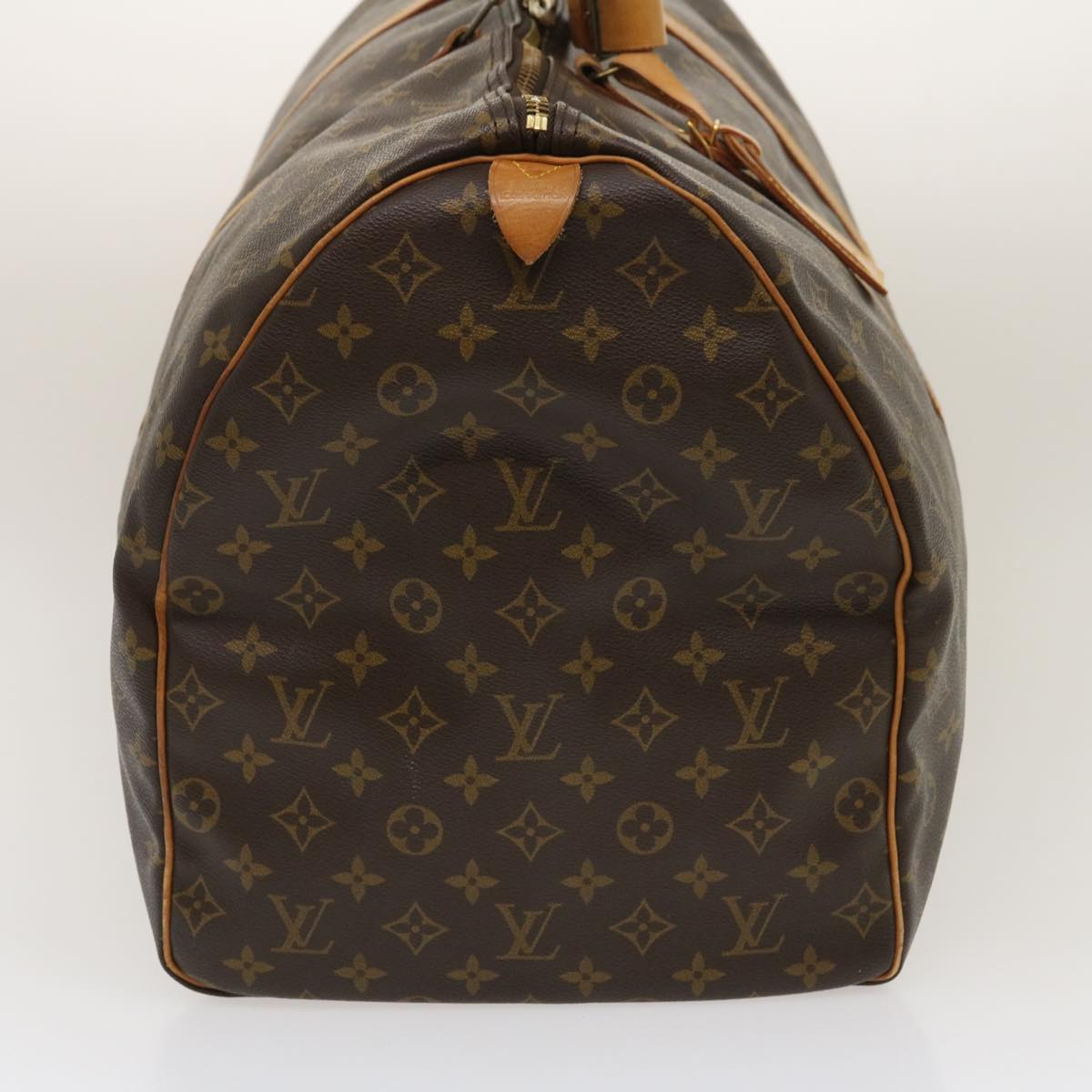 Louis Vuitton Brown Canvas Keepall 60 travel bag