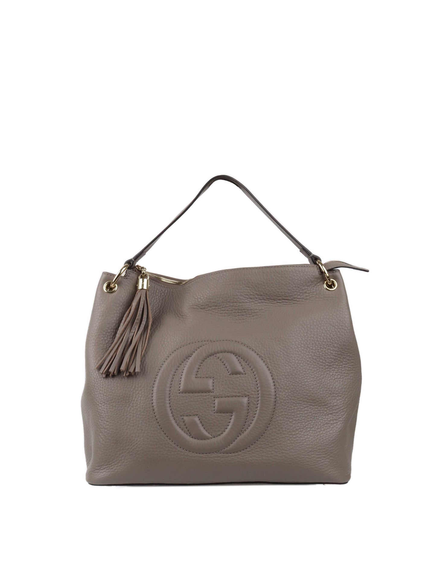 Gucci Soho Tote Medium in Grey.
