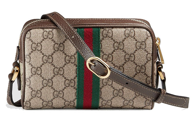 GUCCI Ophidia Series Bag MIni-Size Brown 'Cream' 517350-96IWS-8745