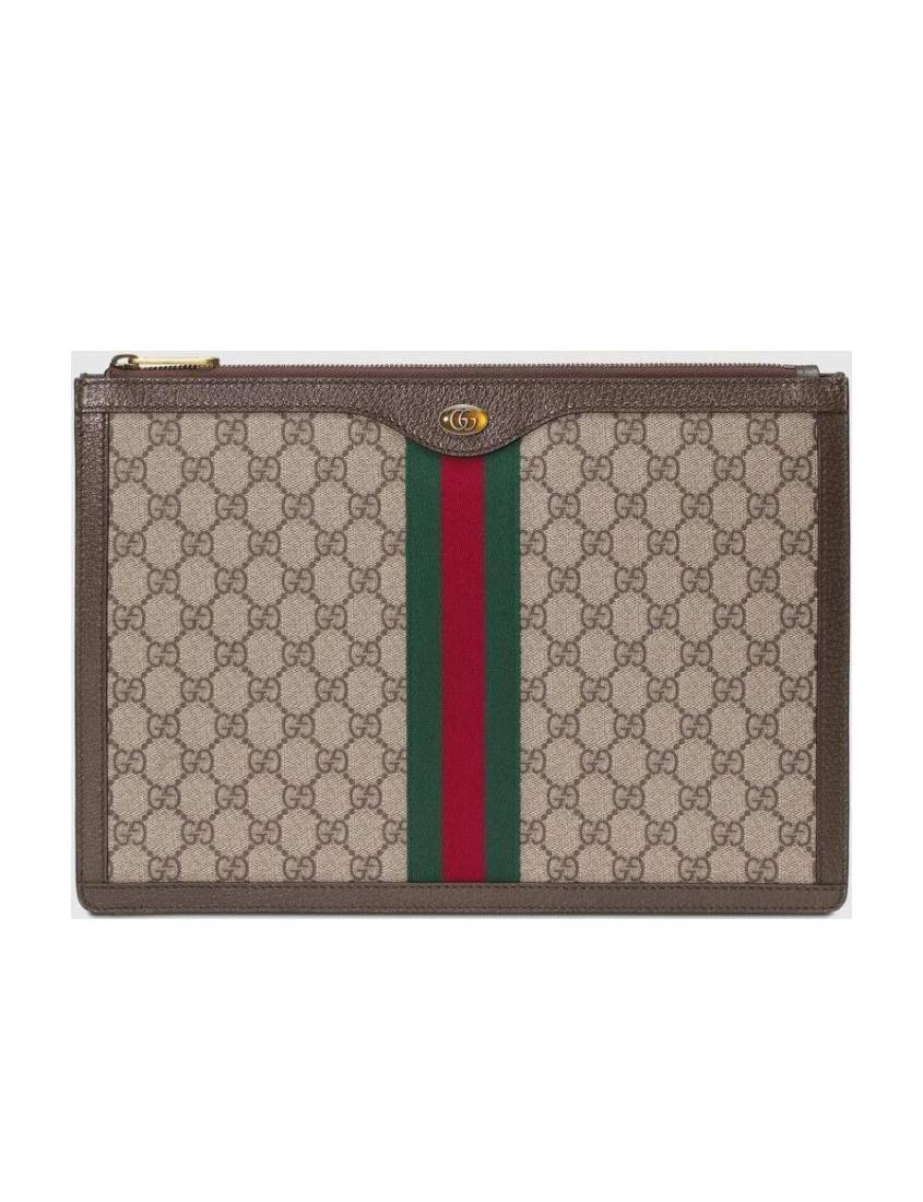 Gucci Premium synthetic canvas document bag