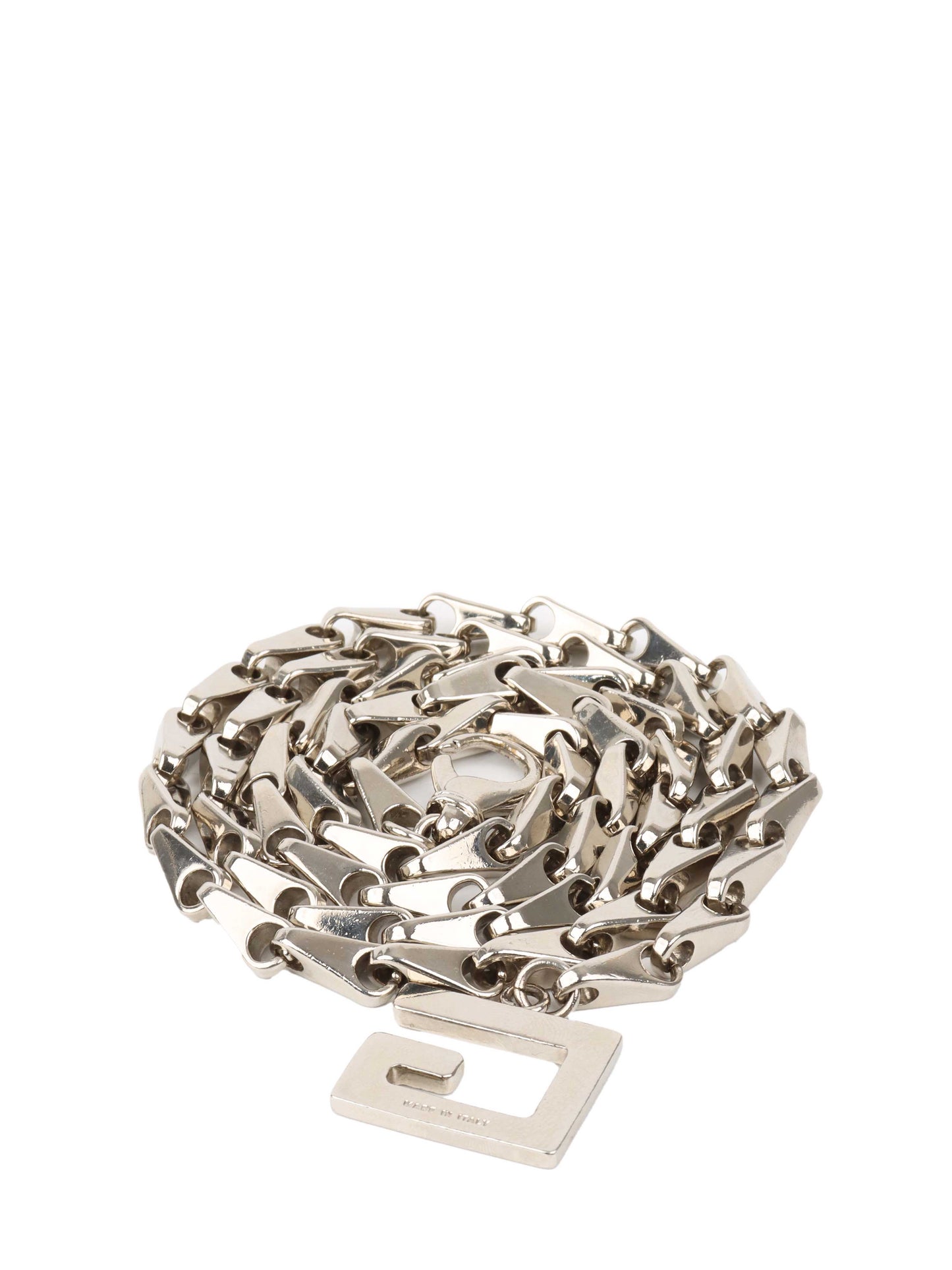 Gucci Silver Chain Belt.