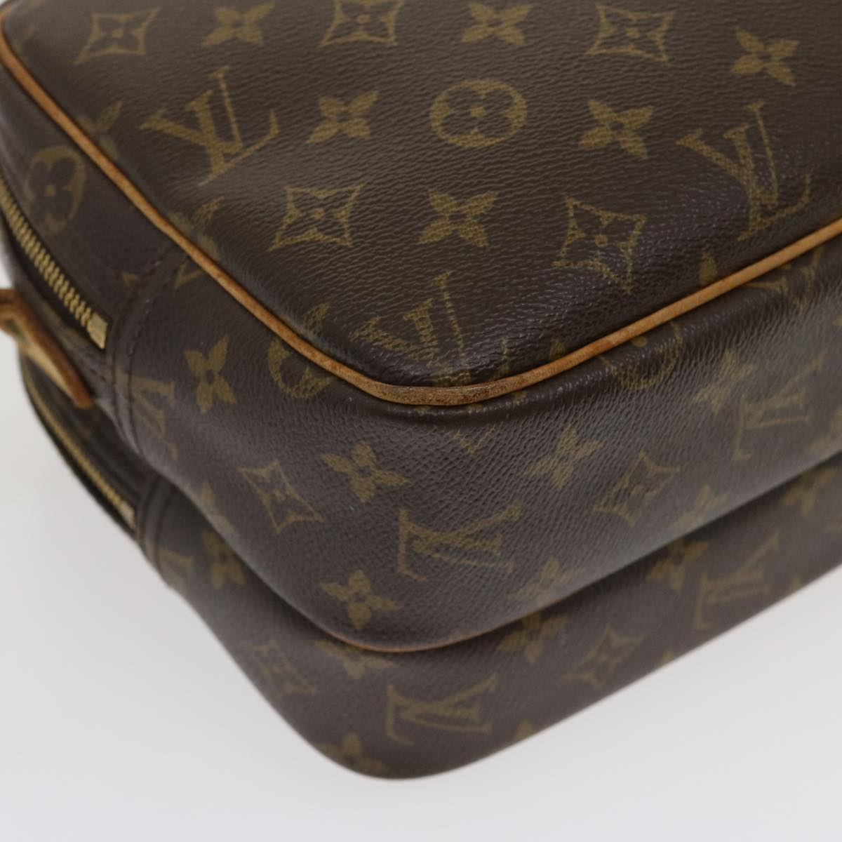Louis Vuitton Brown Canvas Reporter shoulder bag
