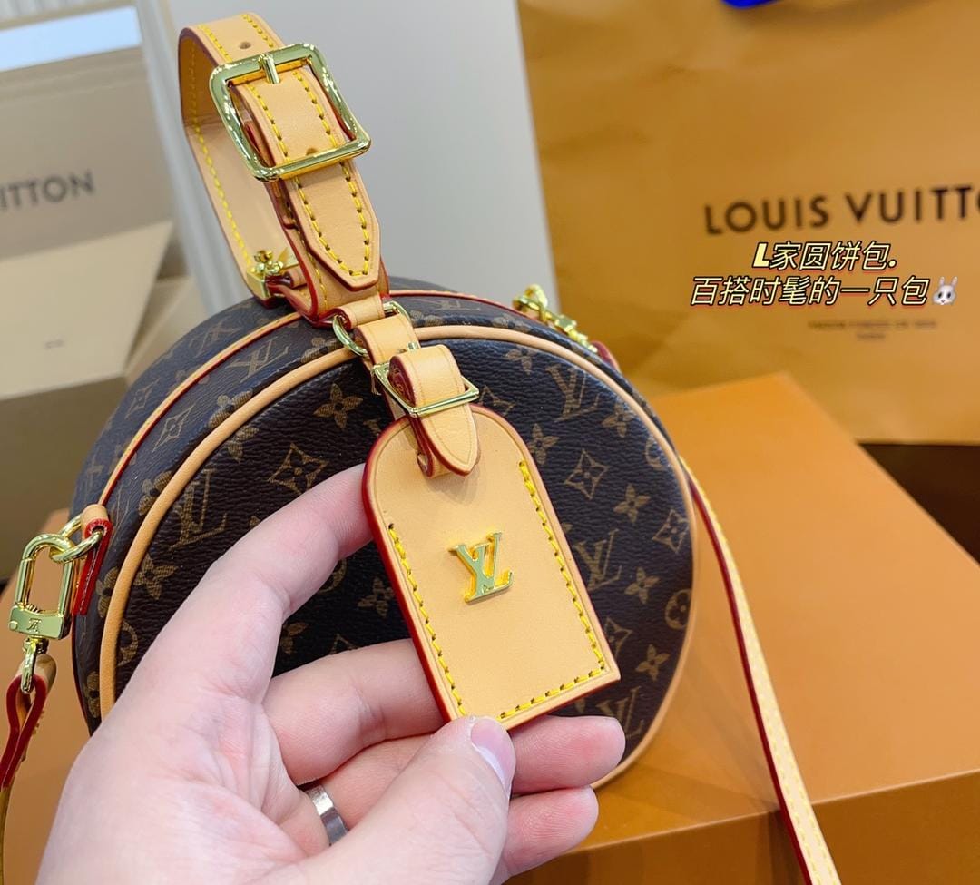 Louis Vuitton Boite Chapeau Souple MM Monogram Canvas Handbag ( Lushentic Version )