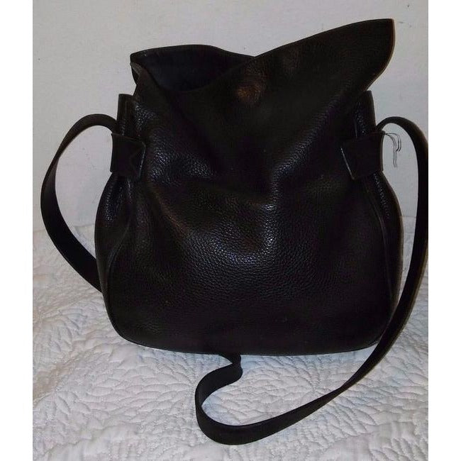 Gucci Vintage Pursesdesigner Purses Midnight Blueblack Leather Satchel