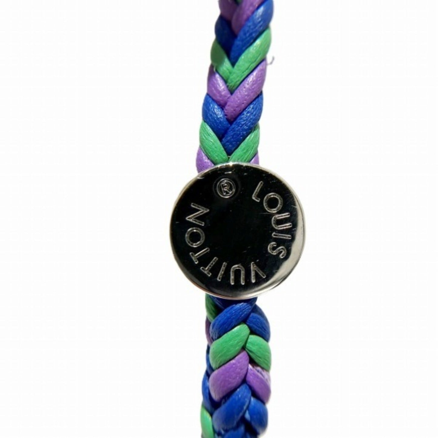 Louis Vuitton blue   Alloy Leather Charm Bracelet
