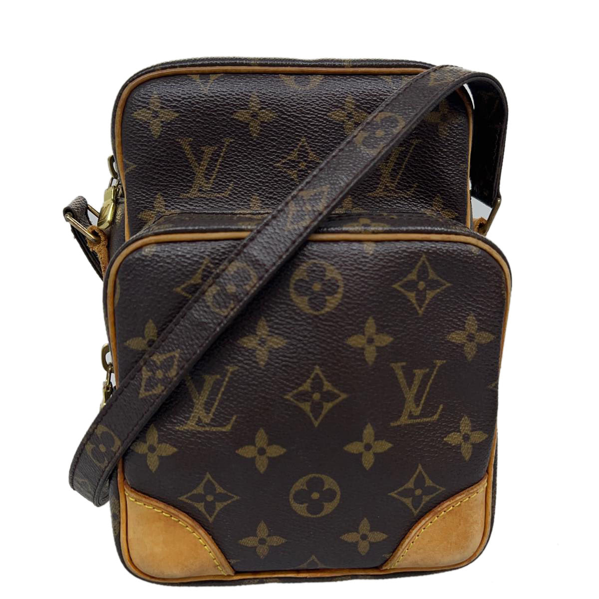 Louis Vuitton Brown Canvas Amazone shoulder bag