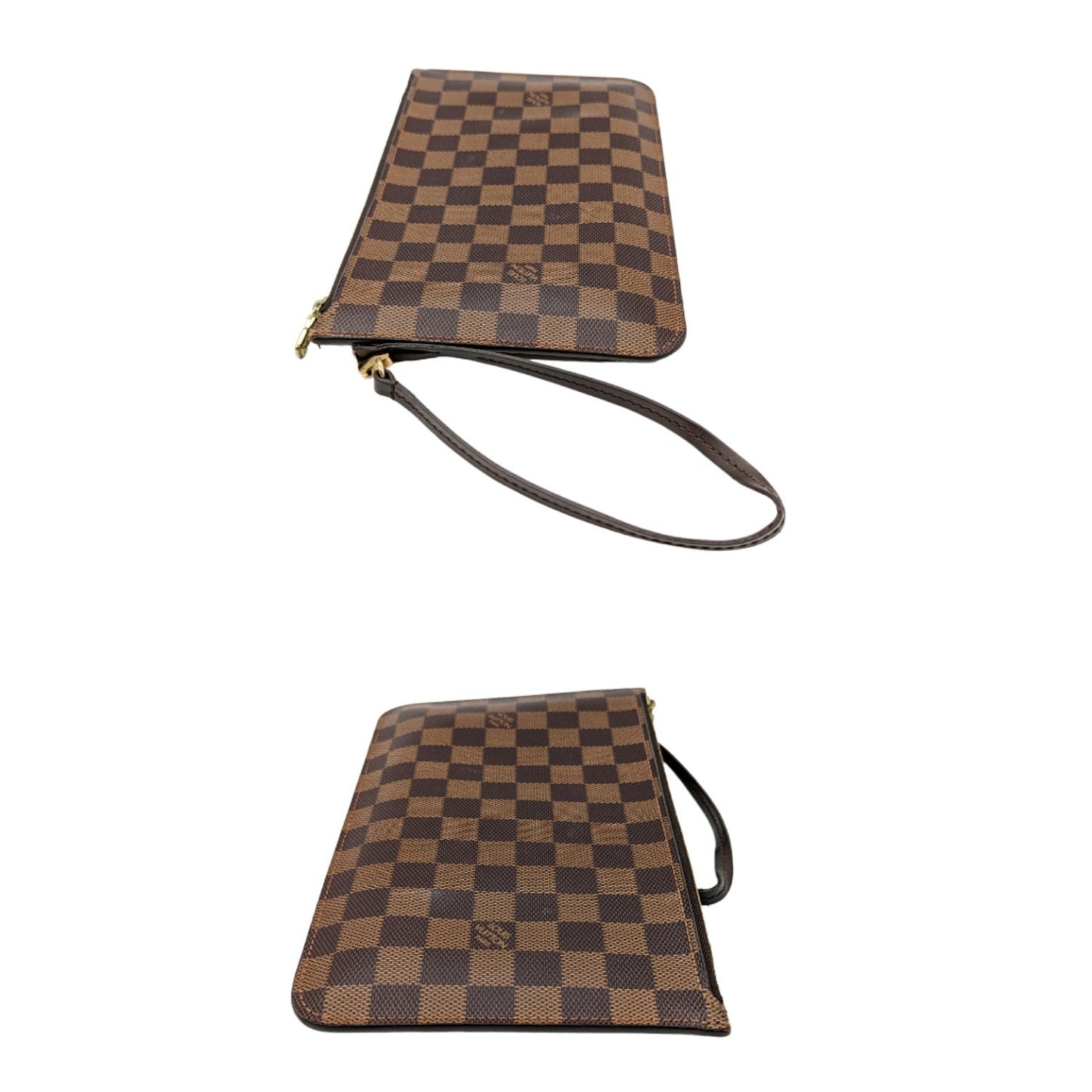 Louis Vuitton Damier Ebene Neverfull MM GM Pochette Wristlet