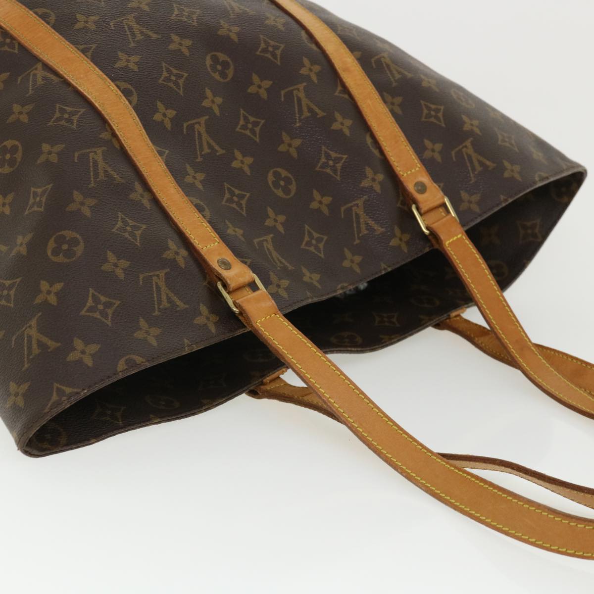 Louis Vuitton Brown Canvas SAC SHOPPING shoulder bag