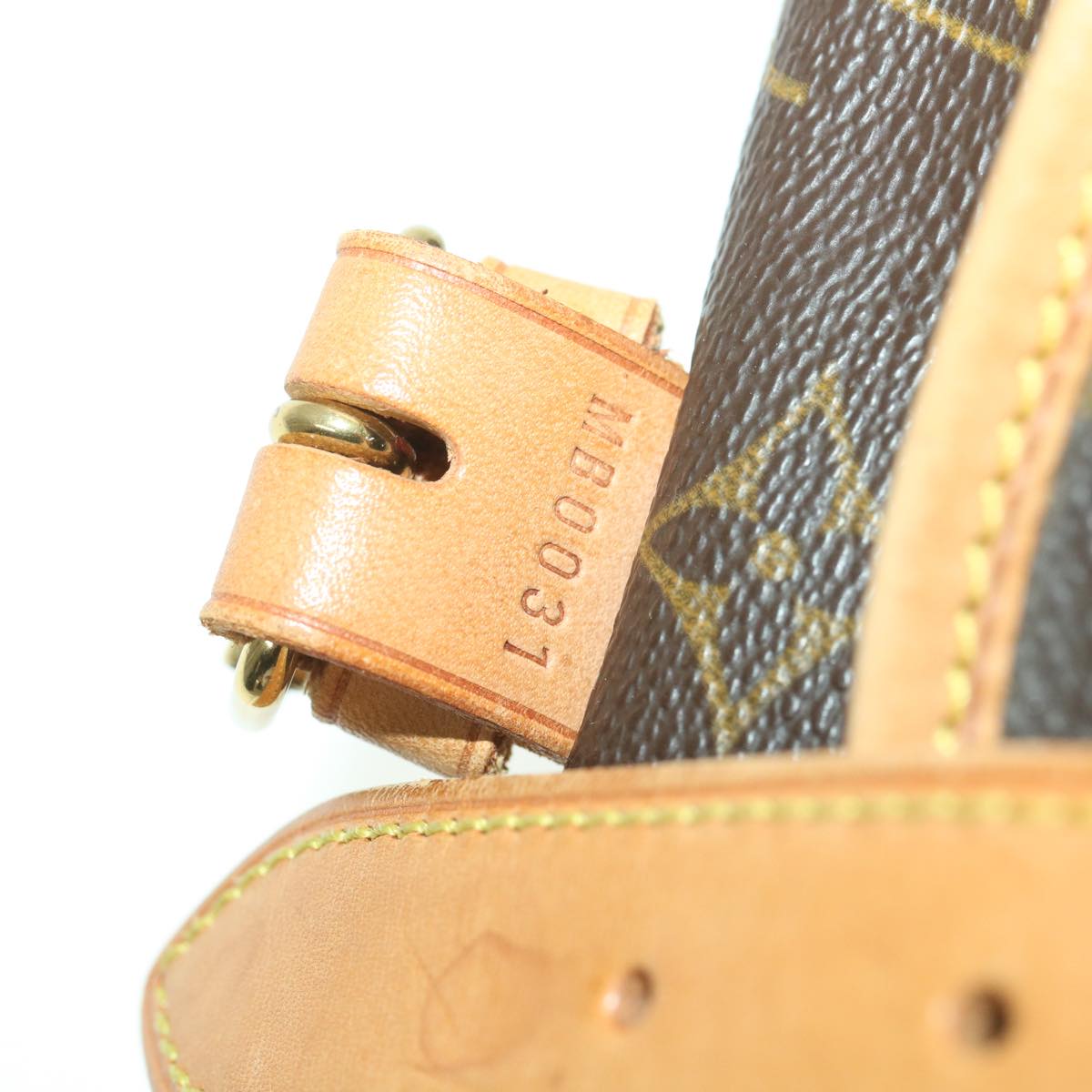 Louis Vuitton Brown Canvas Saumur shoulder bag