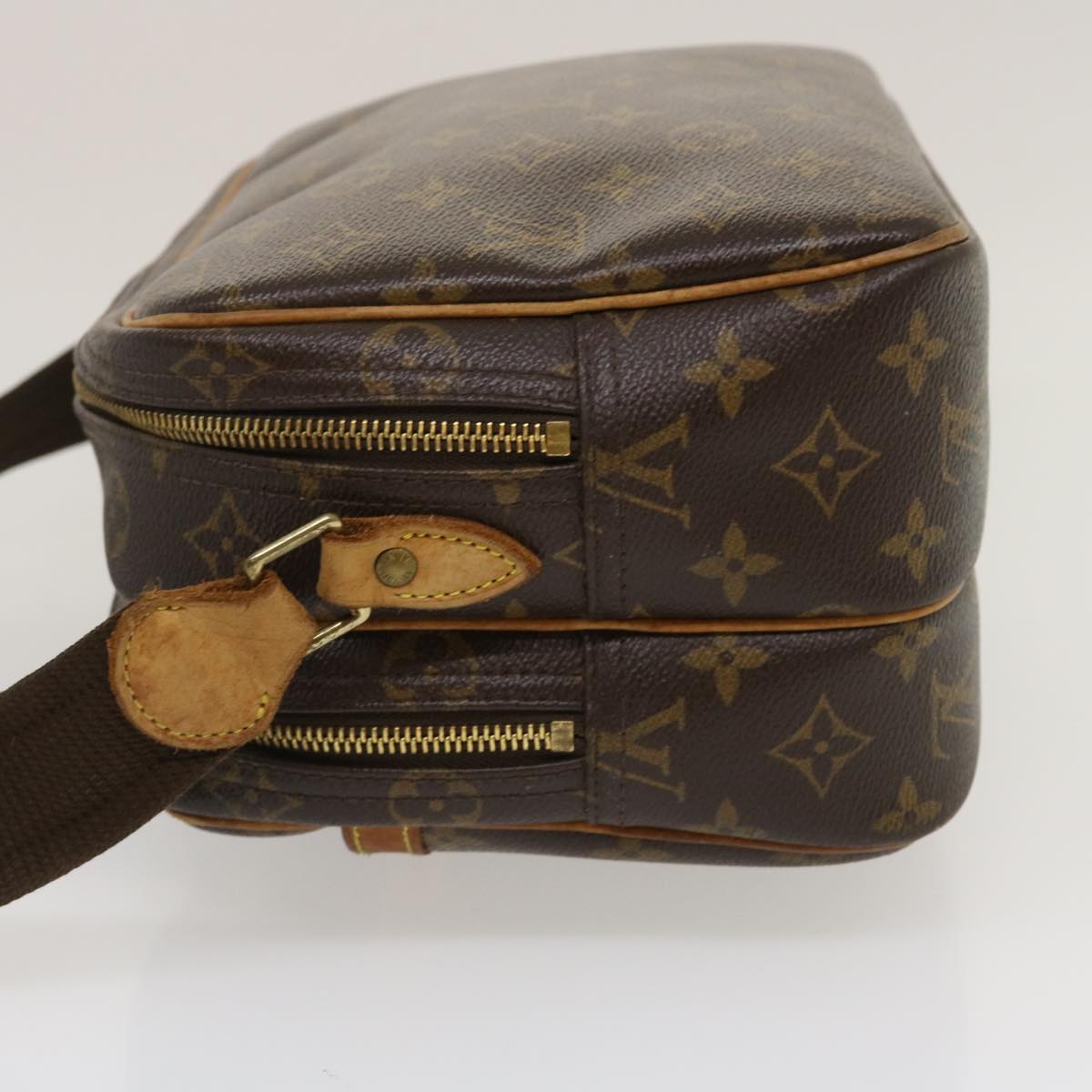 Louis Vuitton Brown Canvas Reporter shoulder bag